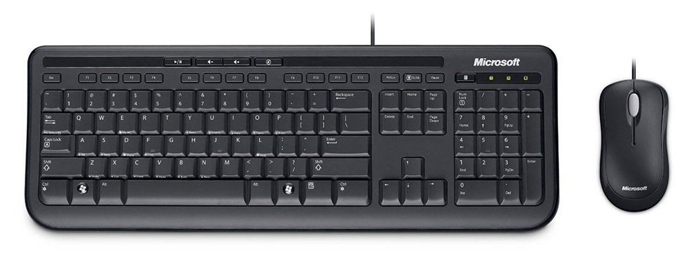 Microsoft Wired Desktop 600 for Business Keyboard - Black Standard Keyboard