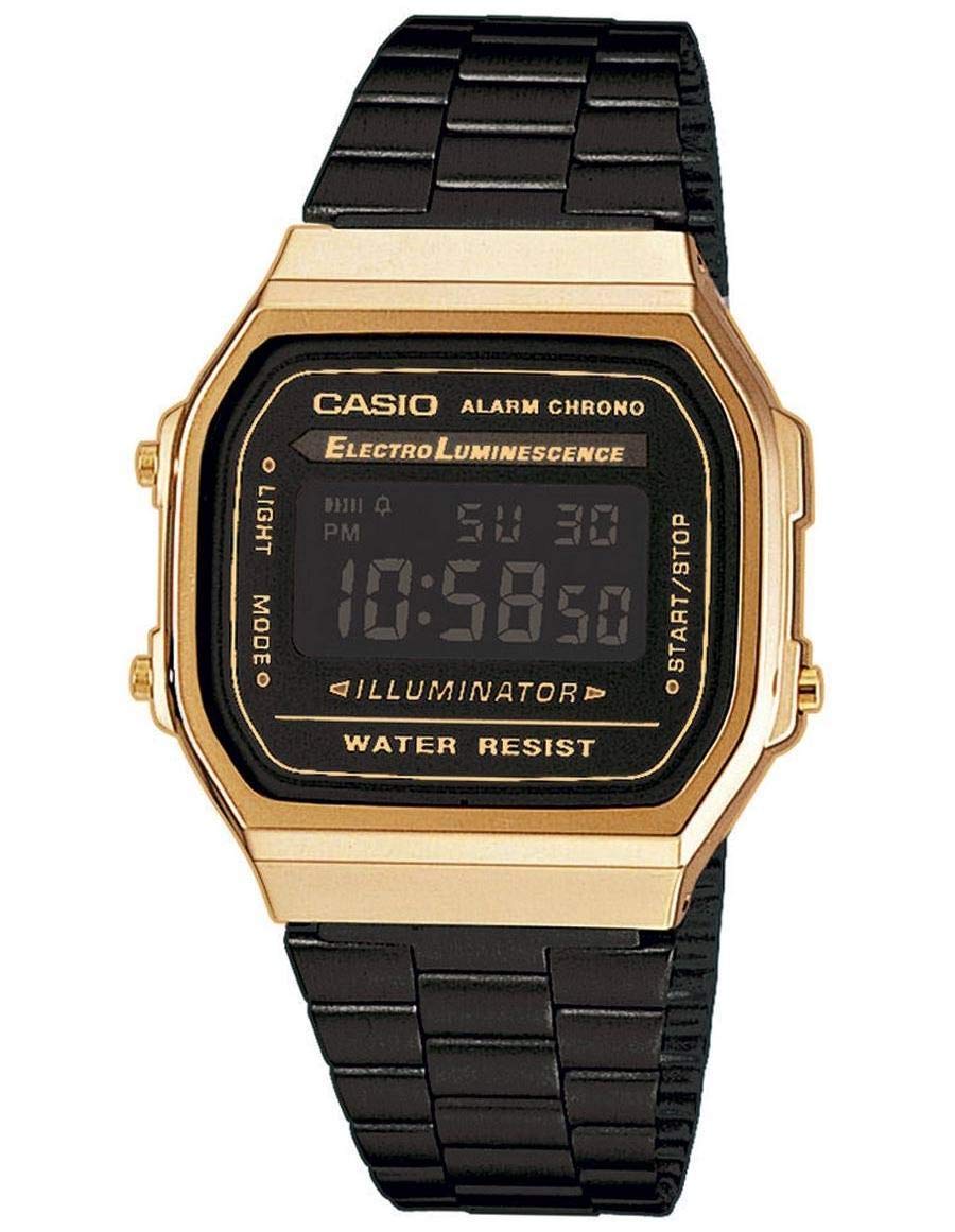 ساعت کوارتز زنانه و مردانه Casio طلایی/سیاه
