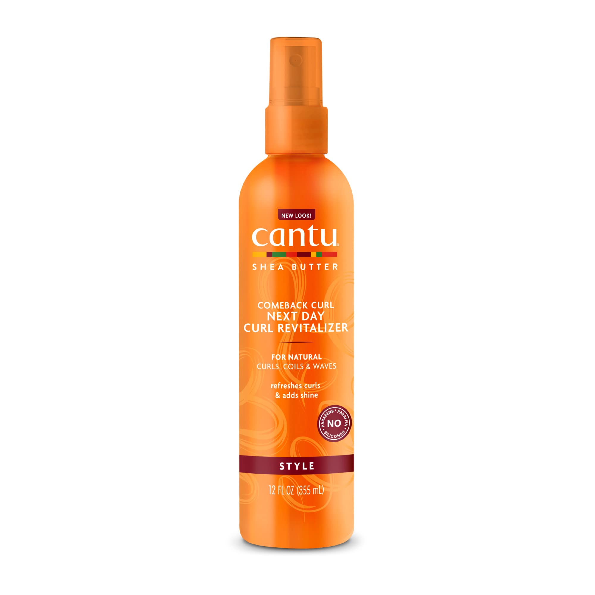پاک کننده موی کرل کانتو Cantu Comeback Curl Next Day Curl Revitalizer، ۱۲ اونس مایع ۱۲ فلوئید اونس (بسته‌بندی ۱ عدد)