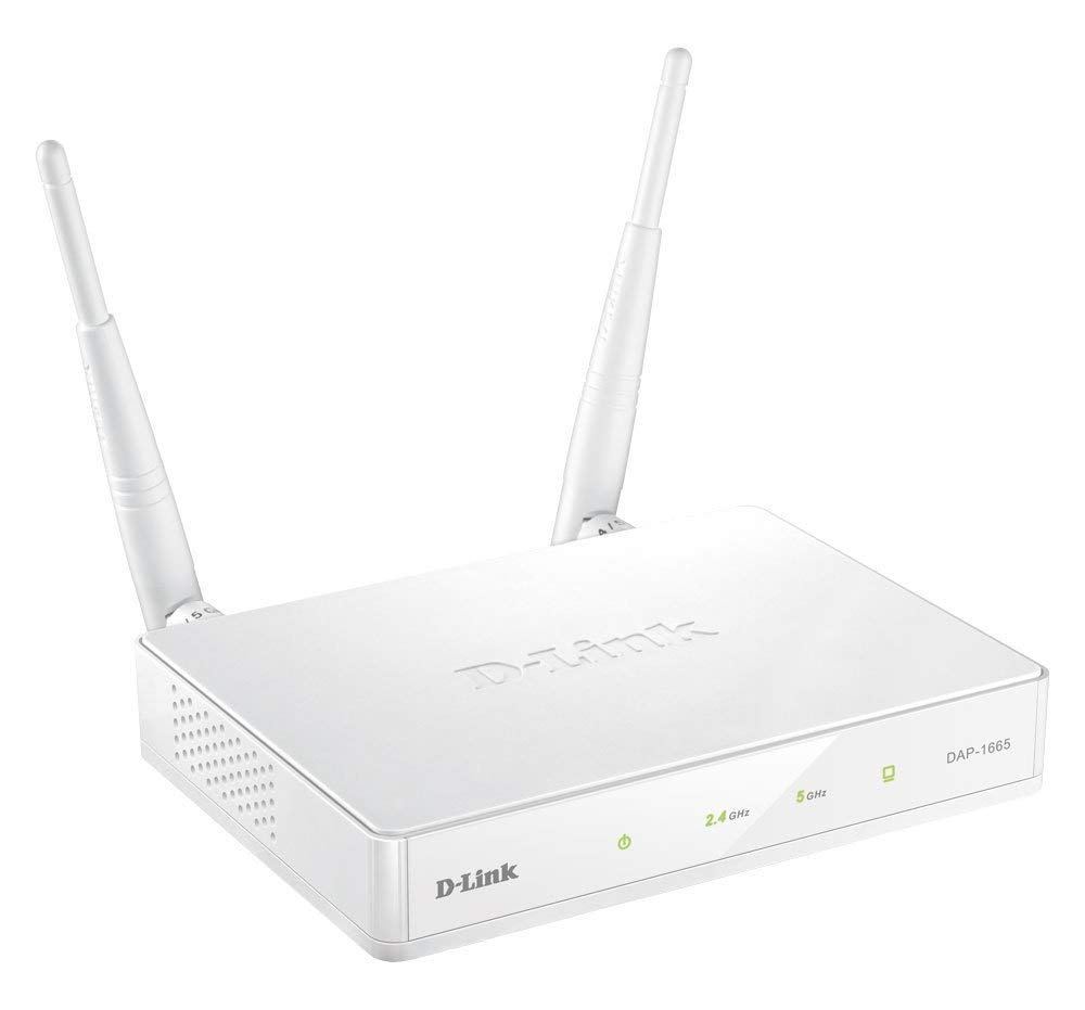 D-Link Access Point AC1200 Dual Band بی‌سیم اینترنت به شبکه موجود با 1 پورت LAN گیگابیت Ethernet حالت تکرار کننده پل WiFi AC AP (DAP-1665) AC1200 AP