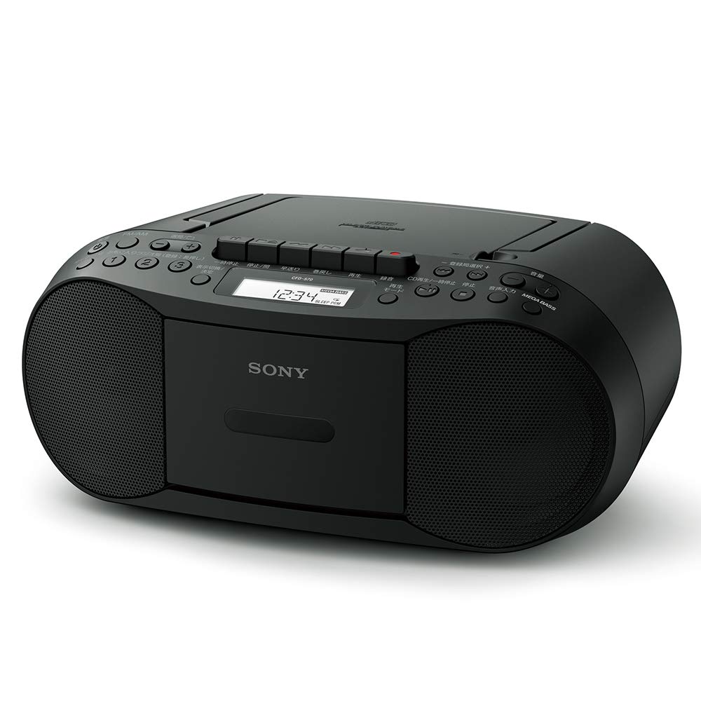 رادیو کاست CD سونی، CFD-S70 B با بسته‌بندی بدون احساس ناراحتی