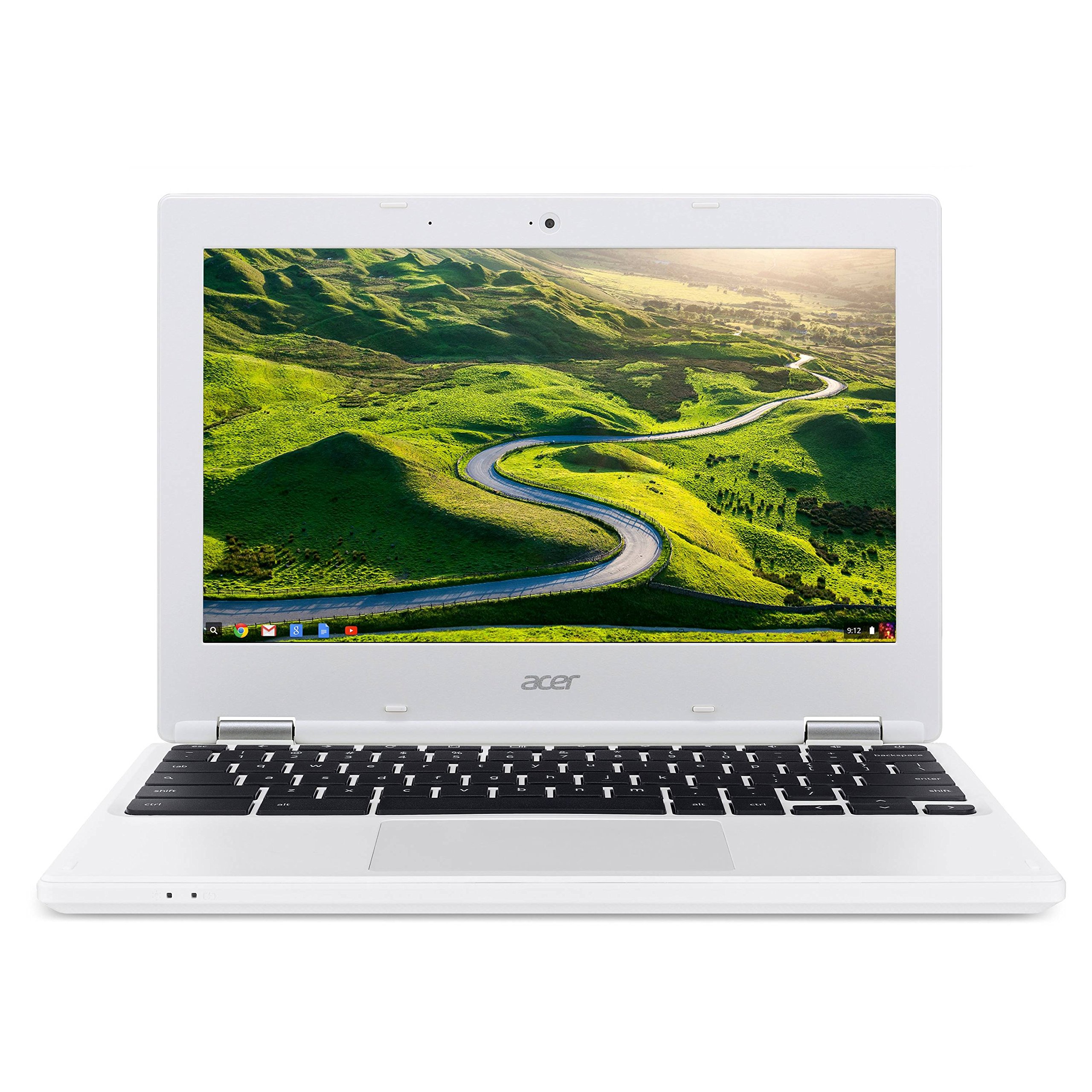 لپ‌تاپ 11.6 اینچی Acer Chromebook CB3-131-C3SZ (پردازنده دو هسته‌ای Intel Celeron N2840 ، ۲ گیگابایت رم ، ۱۶ گیگابایت حافظه جامد ایستا ، سیستم عامل Chrome)، رنگ سفید (تجدید نظر شده)