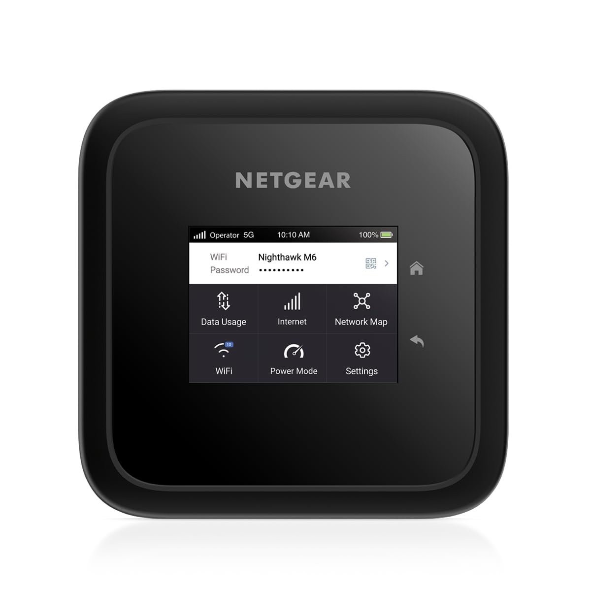 مسیریاب همراه وای‌فای 5G WiFi 6 Netgear MR6150 Nighthawk M6، آنلاک شده، تا 2.5 گیگابایت بر ثانیه، صفحه نمایش لمسی LCD رنگی 2.4 اینچ، پوشش تا 1000 فوت مربع مساحت مسیریاب 5G | منزل و سفر