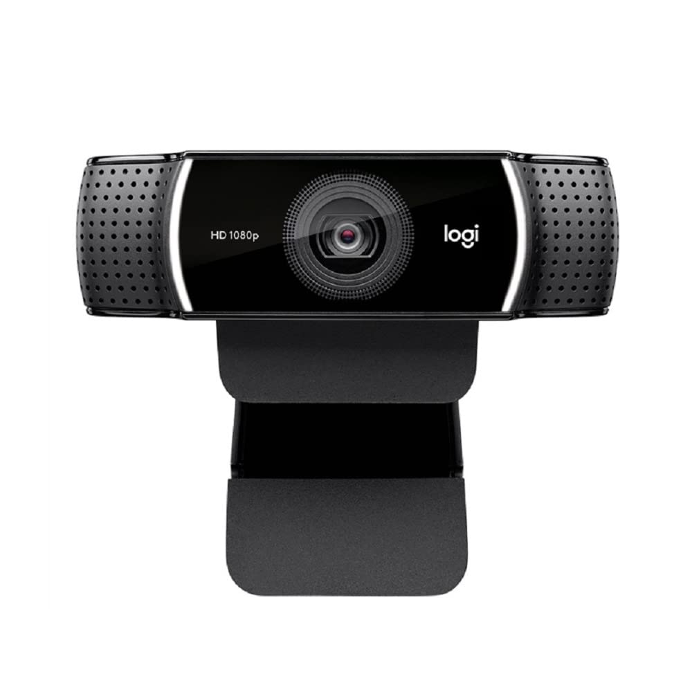 وب‌کم استریمینگ و ضبط کیفیت بالای ویدیو HD با دوربین Logitech C922 Pro Stream با دوربین 1080P با ضبط ویدیو 720P با سرعت 60 فریم در ثانیه همراه با ترایپاد ابعاد 1.7 × 3.7 × 2.8 اینچ