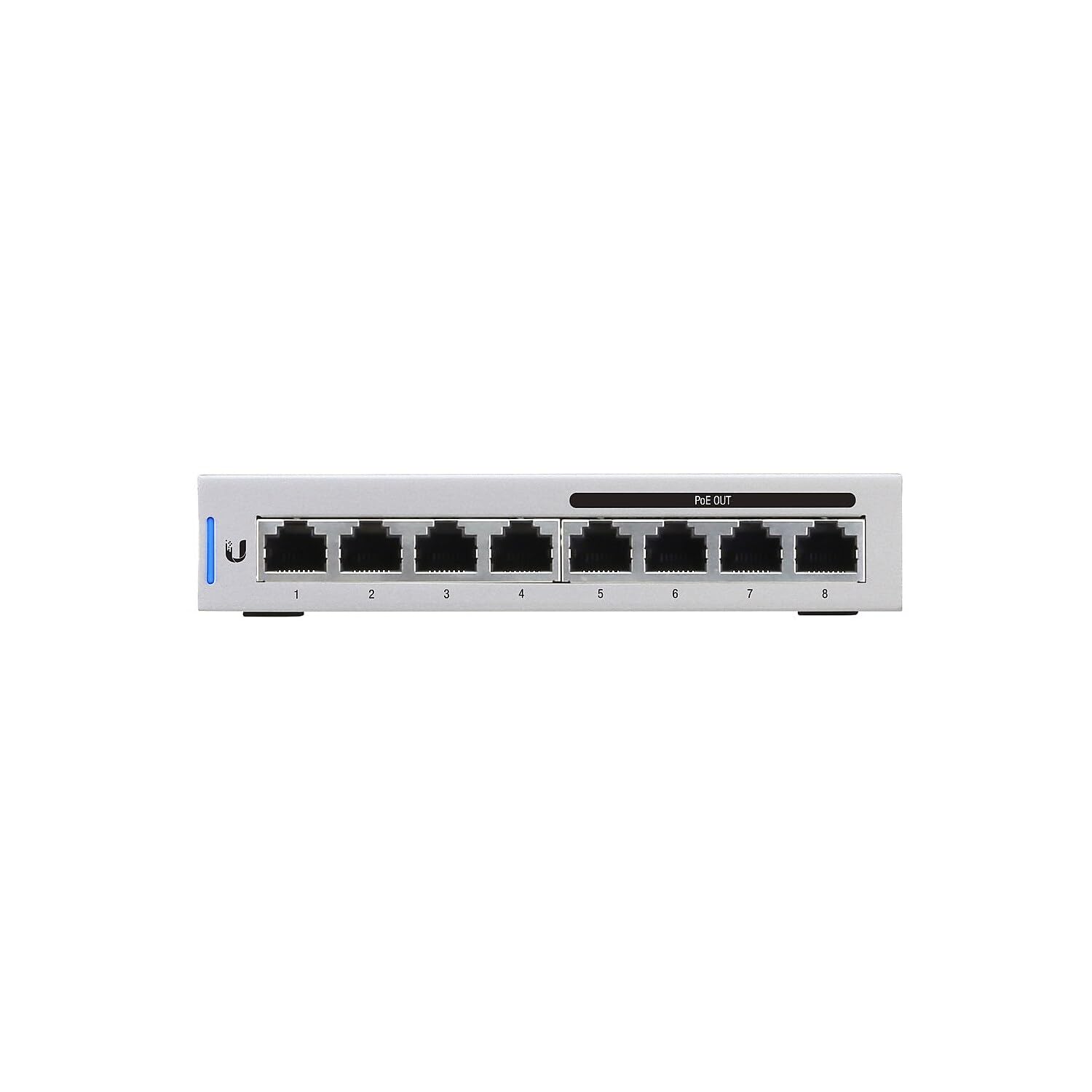 Ubiquiti US-8-60W Unifi Switch 8-پورته، 60W - خاکستری 8 پورته سوئیچ 60W یونی‌فای