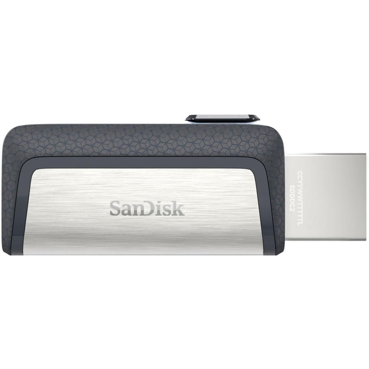 دیسک فلش USB دوتایی Sandisk Ultra - 64 گیگابایت - خاکستری