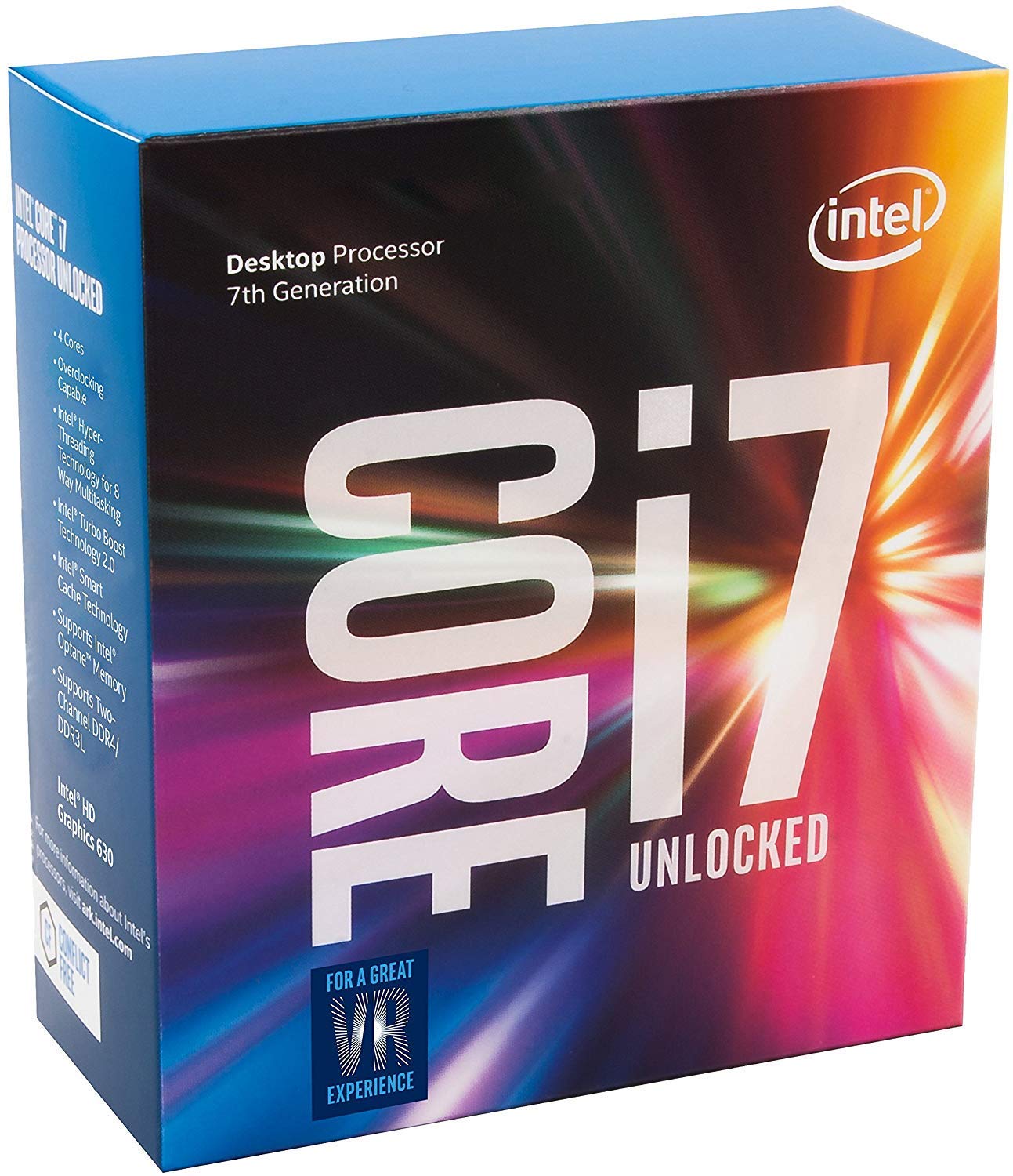 پردازنده دسکتاپ Intel Core i7-7700K 4.2GHz Kaby Lake CPU LGA1151