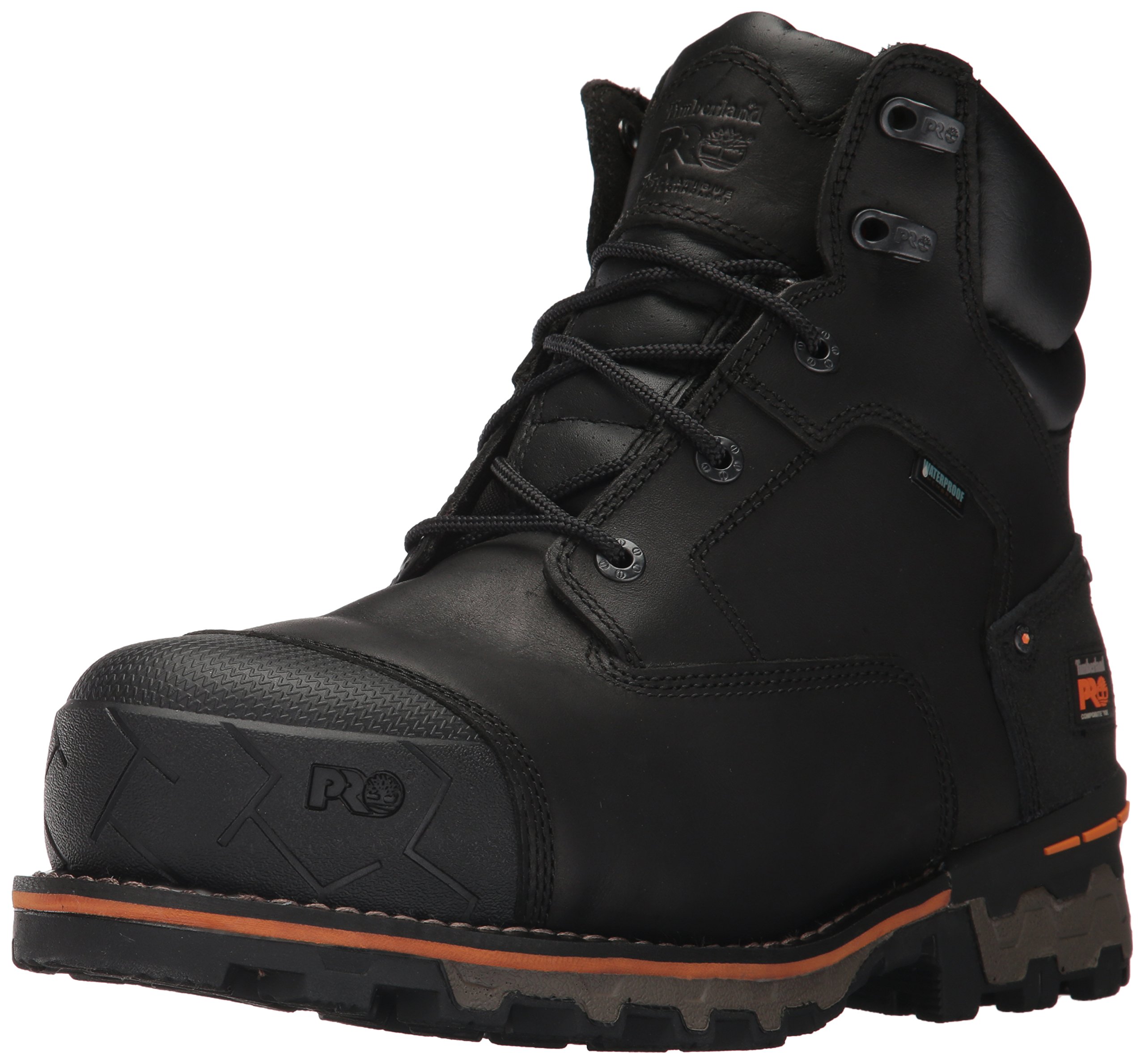 Timberland PRO کفش صنعتی و ساختمانی Boondock 6" با قسمت پنجه کامپوزیت ضد آب مخصوص مردان 42.5 اتحادیه اروپا مشکی: مشکی