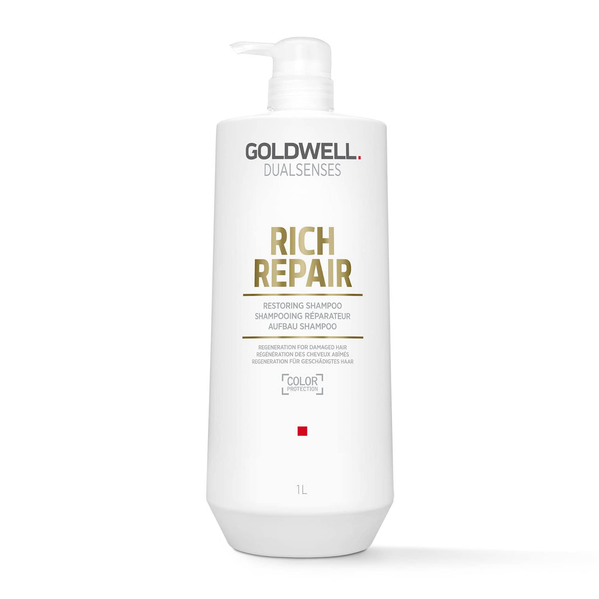 شامپو بازسازنده Goldwell Dualsenses Rich Repair به حجم 1 لیتر (بسته‌ی 1 عدد)