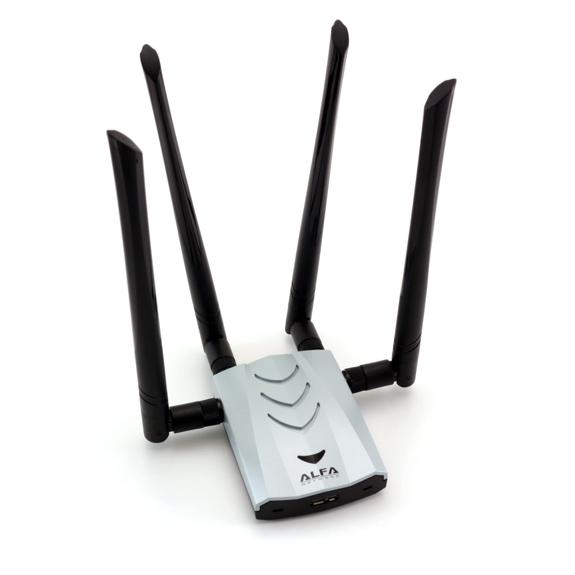ALFA Network AC1900 WiFi Adapter - 1900 Mbps 802.11ac Long-Range Dual Band USB 3.0 Wi-Fi w/4x 5dBi External Dual-Band Antennas