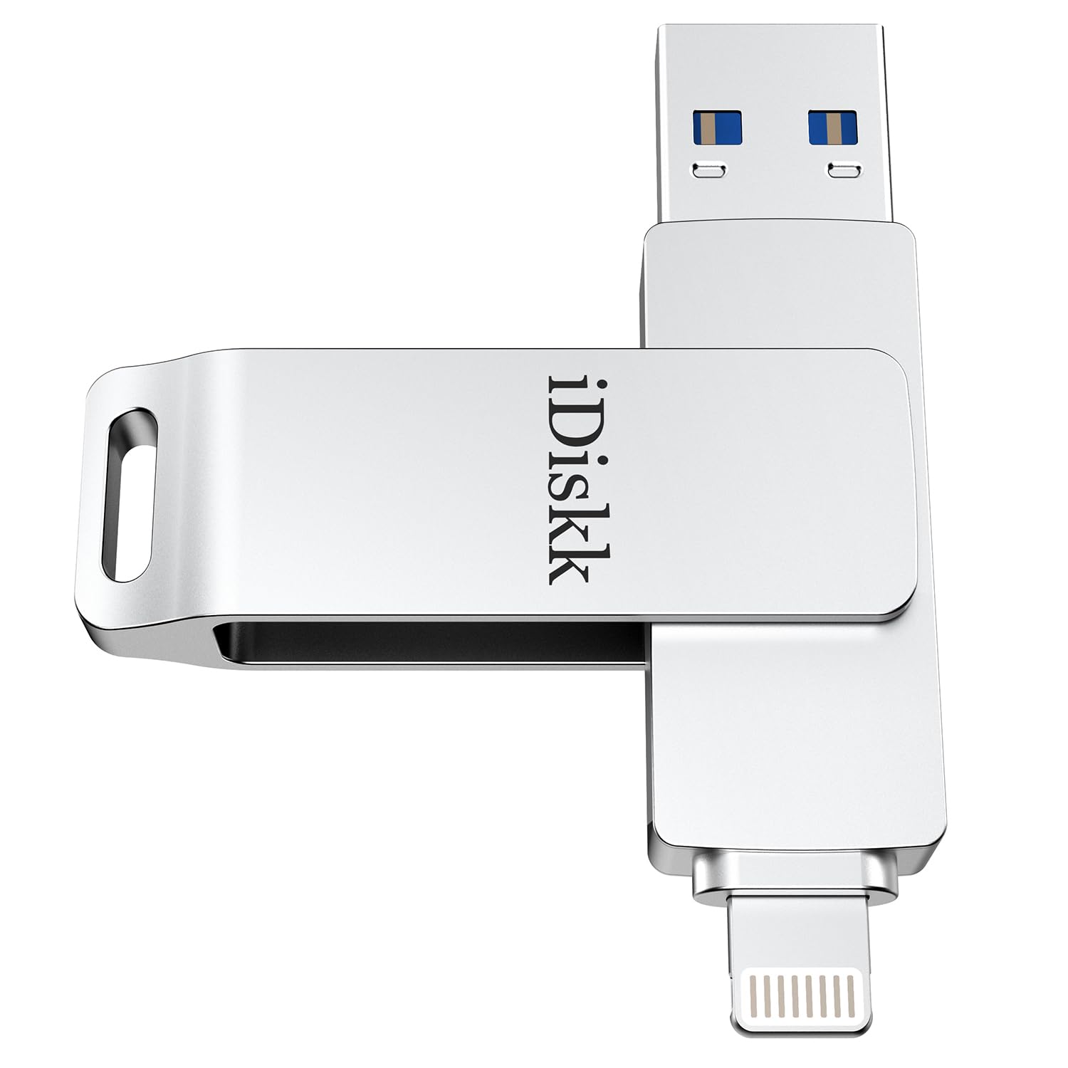 iDiskk اپل Mfi Certified ظرفیت 128GB Photo Storage Stick ذخیره ساز عکس برای آیفون USB Storage Flash Drive برای آیفون USB Flash Drives Photo Saver FlashDrive برای مک، آیپد، کامپیوتر Thumb Drive برای عکس ها و ویدیوهای آیفون تهیه نسخه پشتیبان اتوماتیک