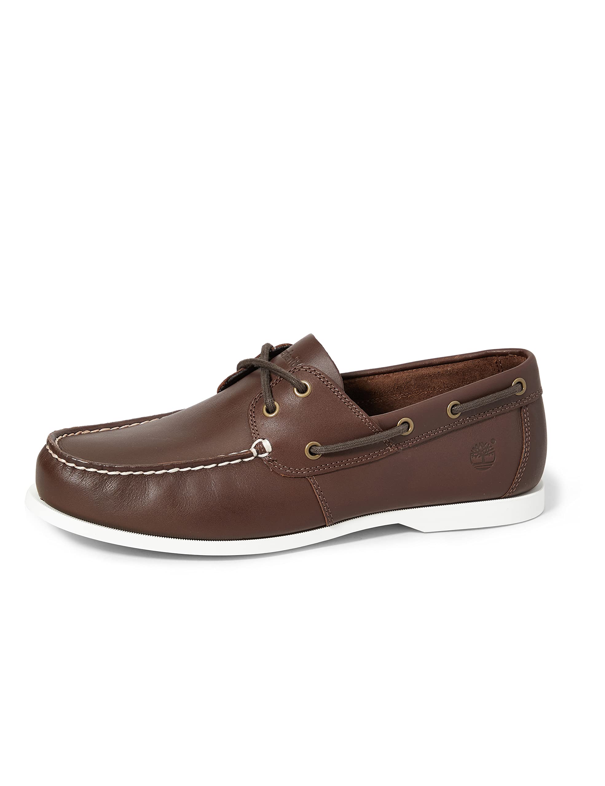 کفش قایقی مخصوص مردان Timberland Cedar Bay، رنگ قهوه‌ای تیره، سایز ۴۲ اروپا، چرم طبیعی قهوه‌ای تیره
