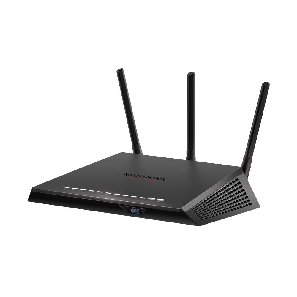 روتر بازی بی‌سیم Netgear Xr300 Nighthawk Pro با 4 پورت اترنت و سرعت بی‌سیم تا 1.75 گیگابایت بر ثانیه، AC1750، (Xr300)، رنگ مشکی