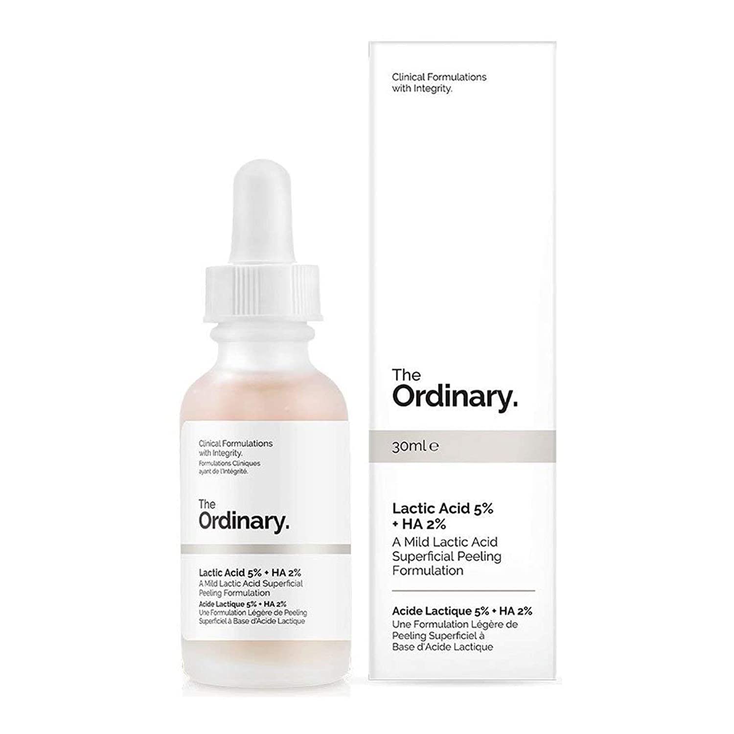 The Ordinary اسید لاکتیک 5٪ + HA 2٪ - 30 میلی لیتر 30 میلی لیتر (بسته 1 عدد)