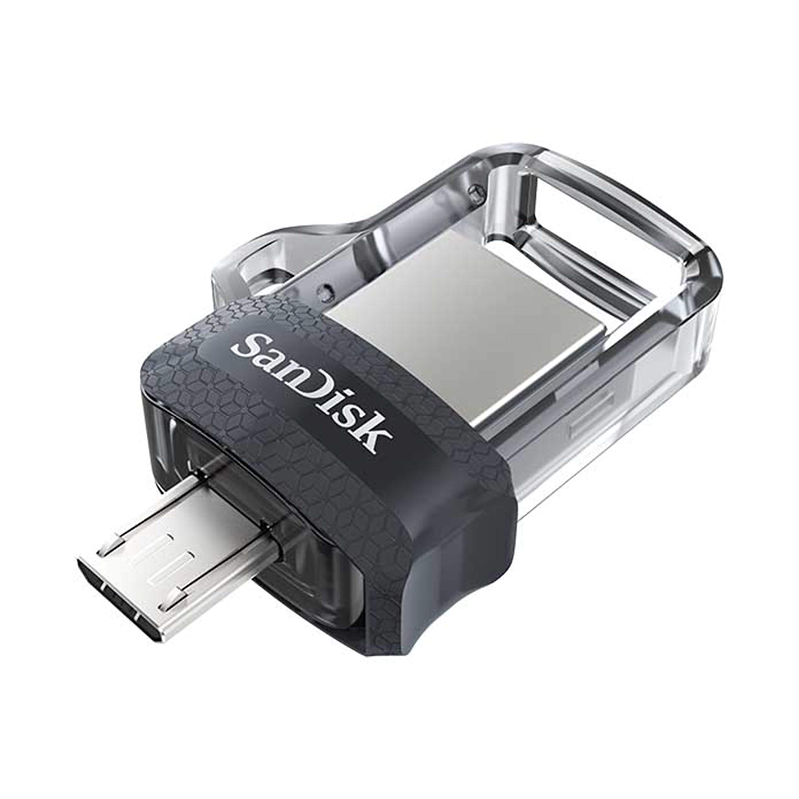 سن‌دیسک 256 گیگابایت درایو دوگانه Ultra Dual Drive M3.0 قابلیت اتصال USB-C - مدل SDDD3-256G-G46 256 گیگابایت