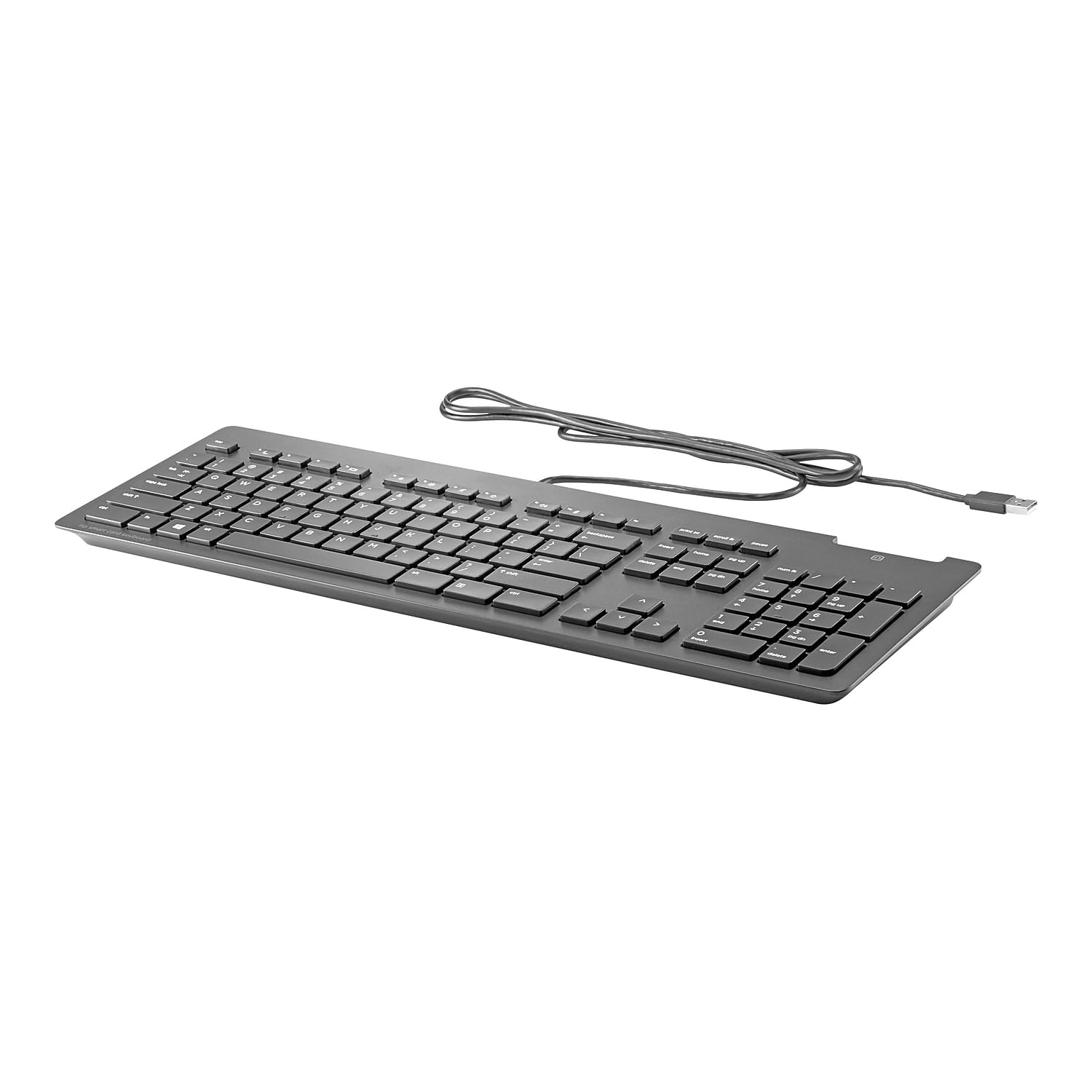 کیبورد HP Business Smartcard، کلاسیک، سیاه، سیم (USB)، US، با خواننده کارت چیپ درون‌ساخته شده، Z9H48AA#AKB