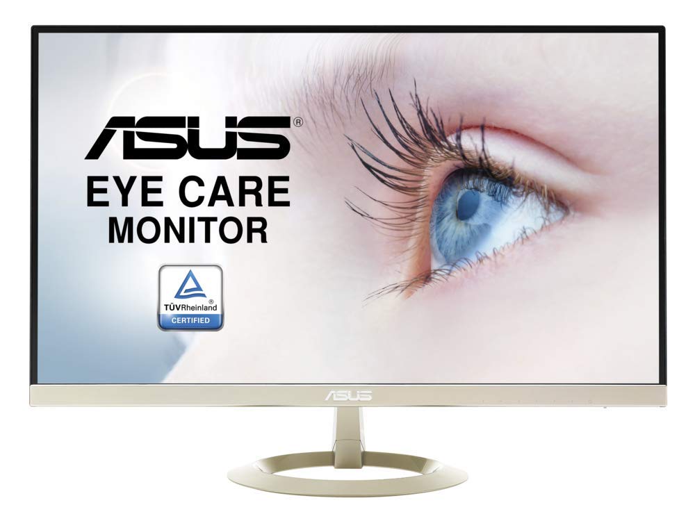 مانیتور ASUS VZ27AQ 27 اینچ 2K IPS Eyecare Adaptive-Sync SPK GamePlus DP HDMI D-Sub SplendidPlus TUV Certified