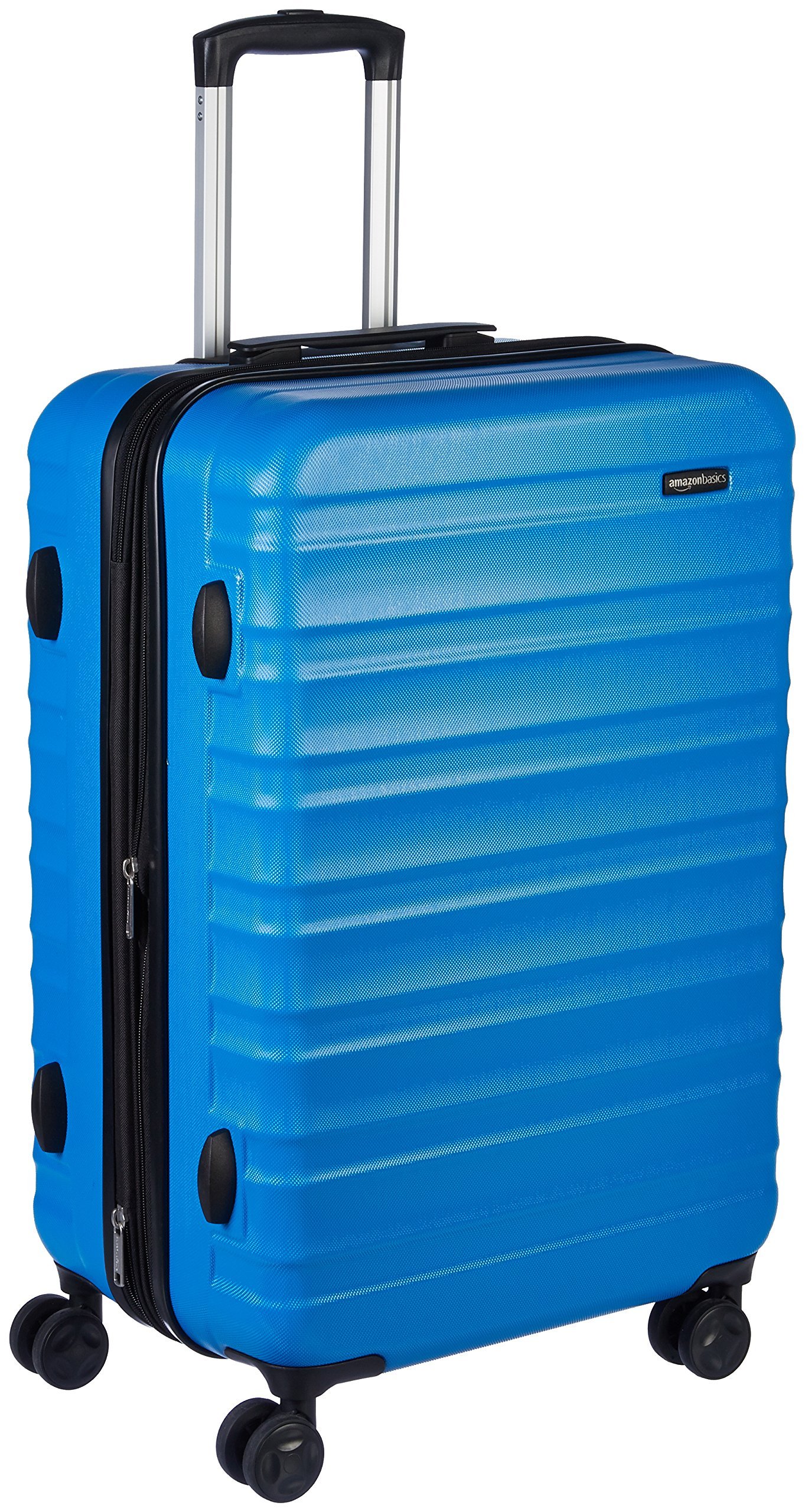 کیف Amazon Basics Hardside Spinner-26 اینچ (68 سانتی‌متر)، جنس: ABS، آبی روشن 26 اینچ (68 سانتی‌متر)