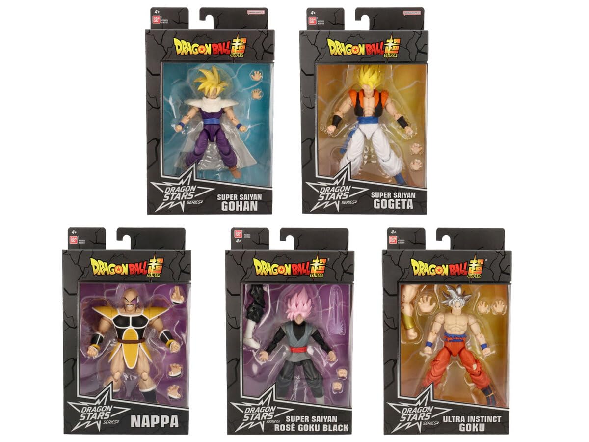 ترجمه: عکس برزنتی Bandai Dragon Ball Dragon Stars با ارتفاع 6.5 اینچ، شخصیت‌های مختلف به صورت جداگانه به فروش می‌رسند.