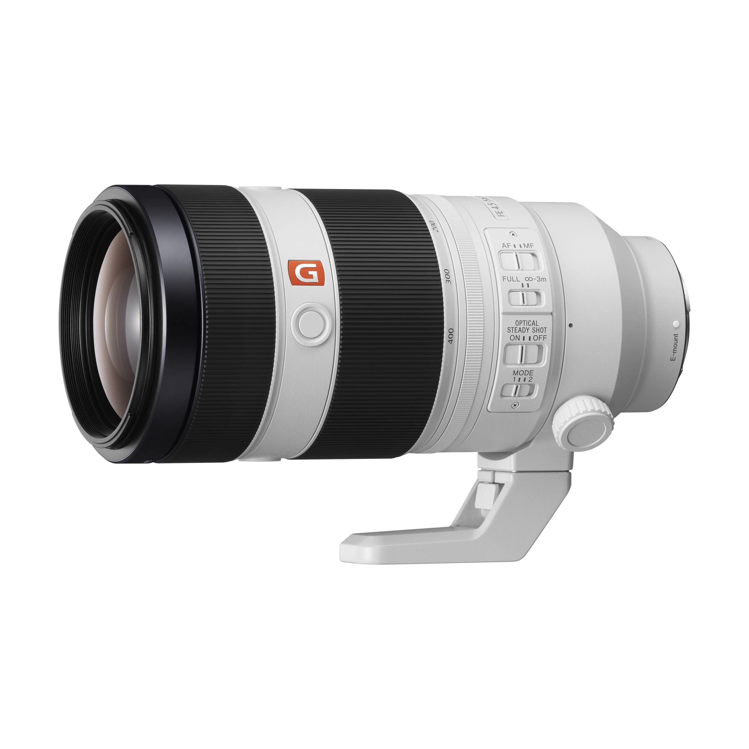 لنز زوم ابرتلفوتوگرافی سوپر تله تالهوتو گریمستر Sony Fe 100-400 میلی‌متر، مدل Sel100400gm، رنگ مشکی، Sel100400gm.Syx