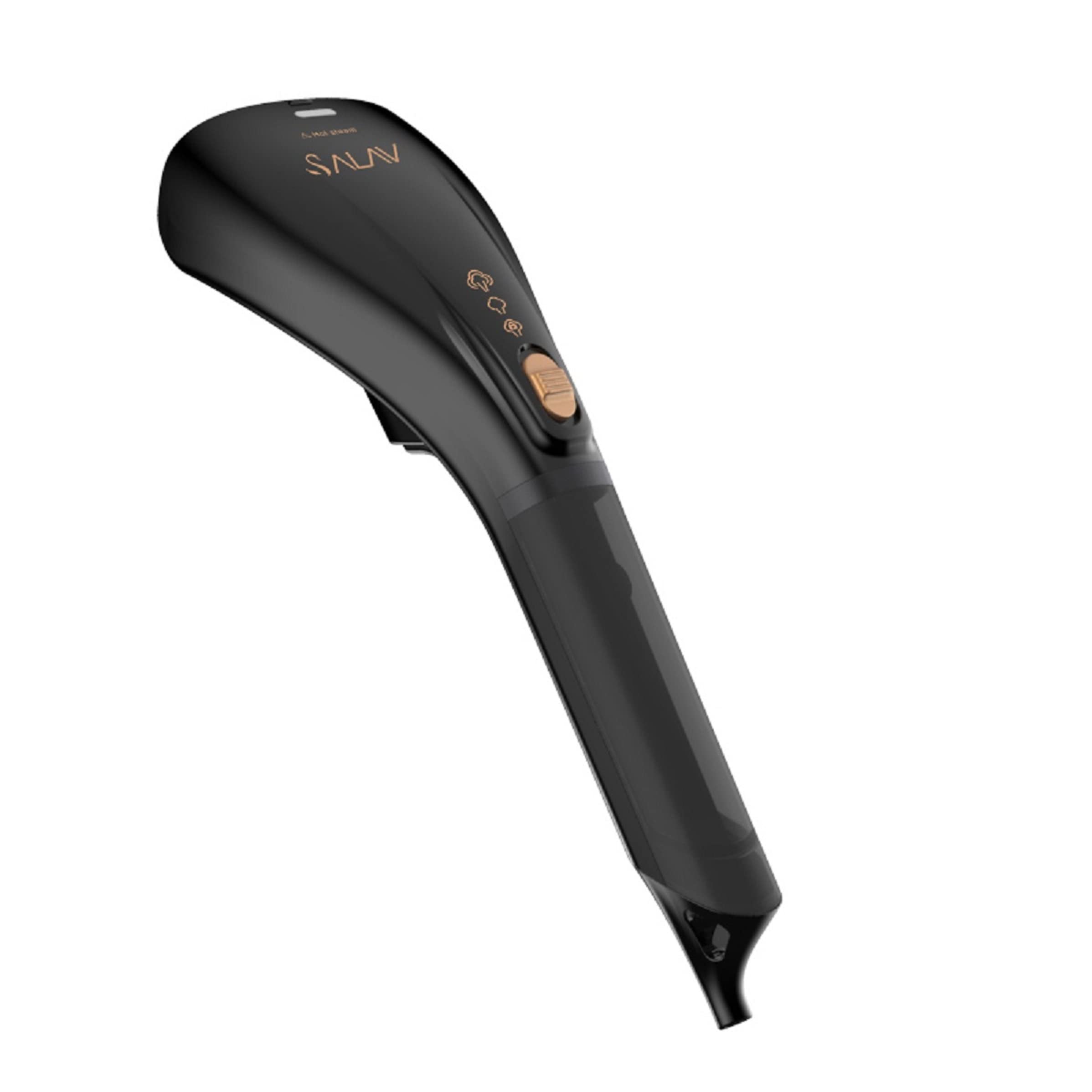 بخاری دستی SALAV HS-04/T 1000W با تنظیمات دوگانه بخار و سیستم بدون چکه (سیاه)