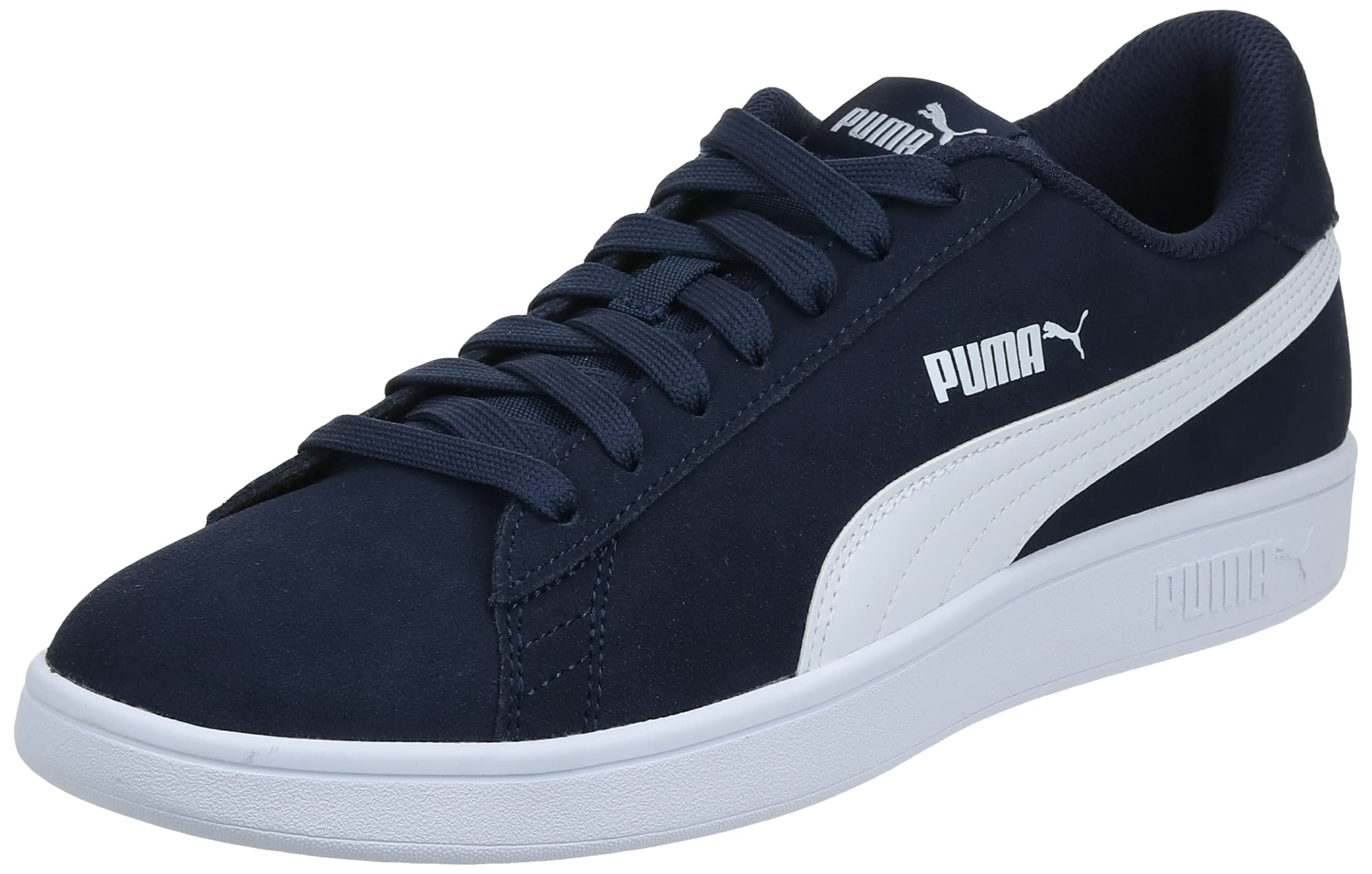PUMA SMASH — کفش کتانی مردانه، سایز ۴۲٫۵ (EU)، رنگ سرمه‌ای و سفید