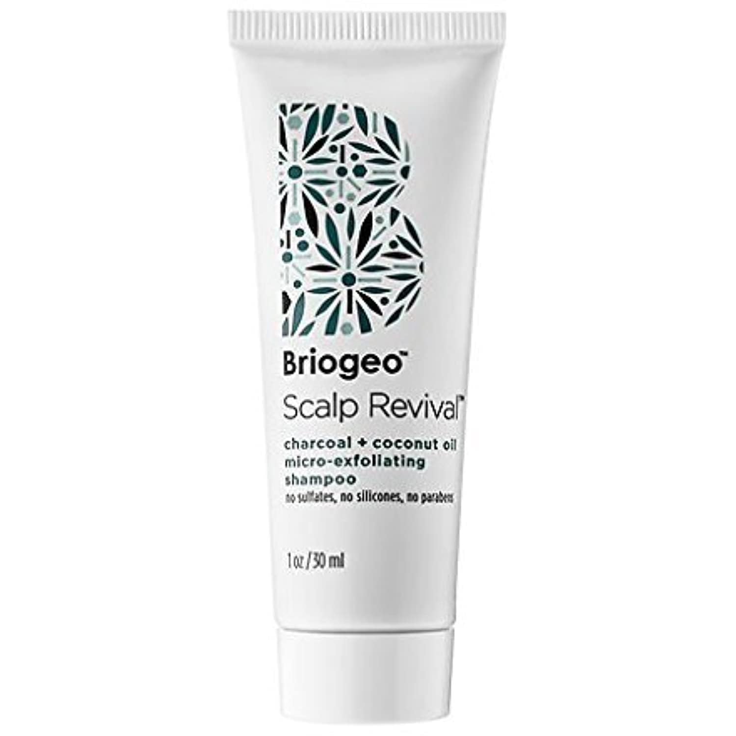شامپو ضد قارچ و ضد خشکی مو Briogeo Scalp Revival با ذغال چوب و روغن نارگیل 30 میلی لیتر 1 اونس (بسته‌ای یک عدد)