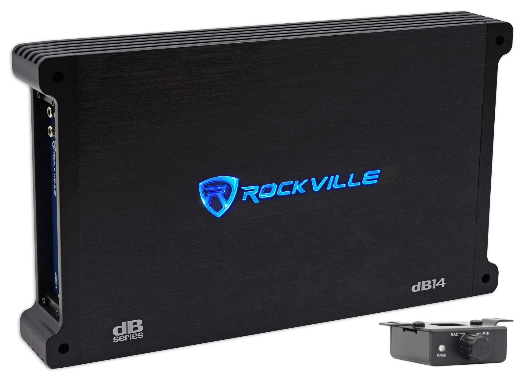 ترجمه: 
تقویت کننده Rockville dB14 4000 وات بیشینه / 1000 وات RMS مونو 2 اهم ازپریلیفر صدا برای خودرو، مدل سیاه 4000 وات / 1000 وات RMS