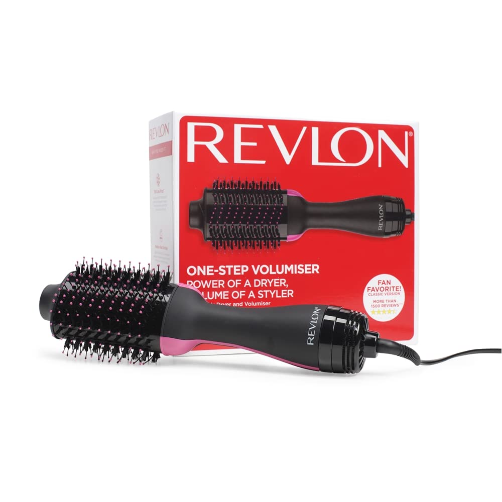 Revlon RVDR5222 One Step Hair Dryer & Volumizer, 2 تنظیم گرما به همراه تنظیم سرد (220-240V) RVDR5222 مشکی