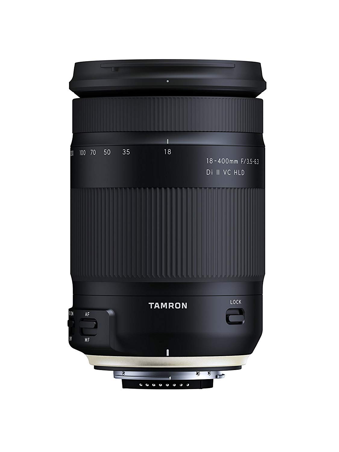 لنز Tamron 18-400 میلی‌متر f3.5-6.3 DI II VC HLD برای دوربین‌های نیکون B028N - تنها دارای زوم 18-400 میلی‌متر مناسبست.