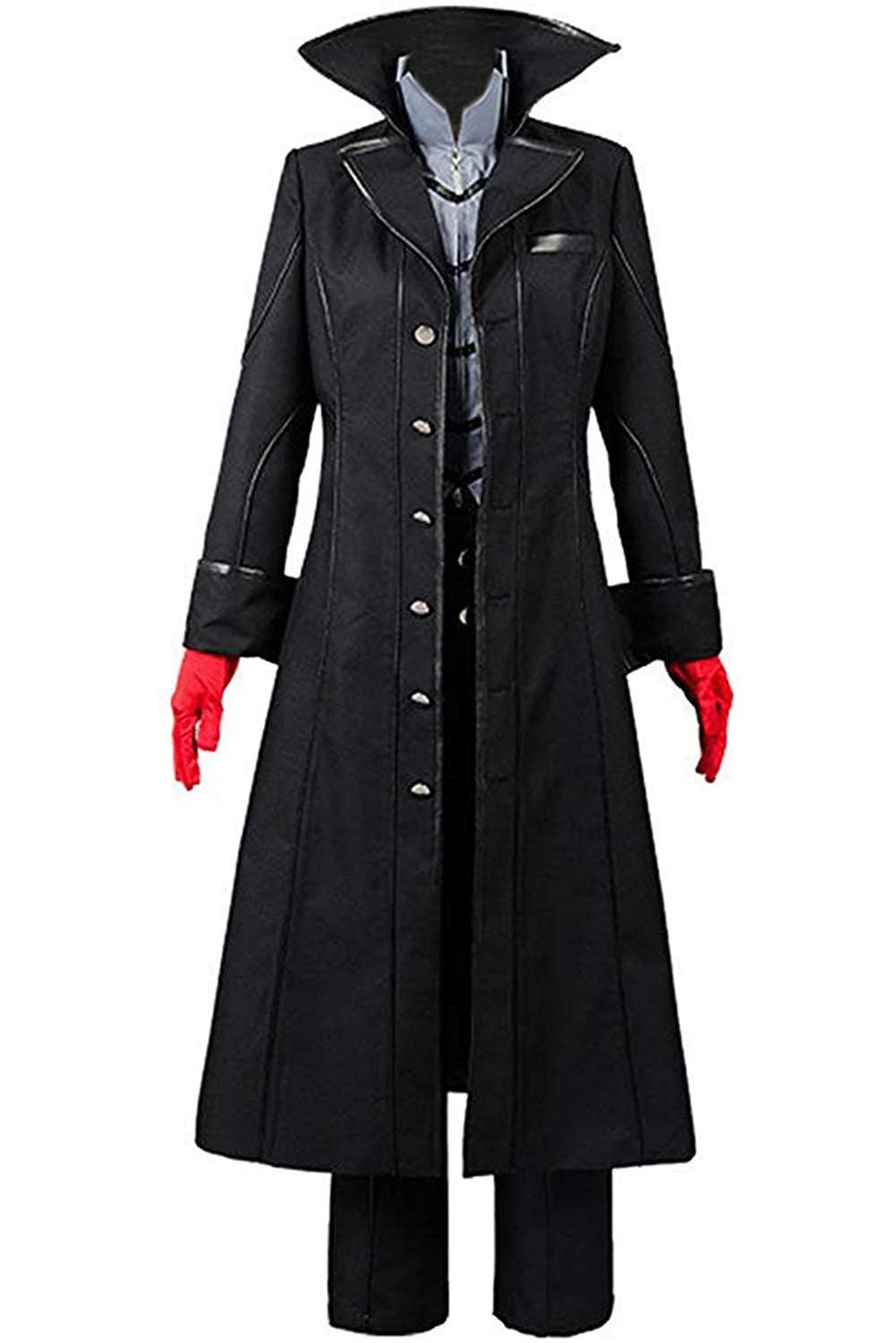 لطفا! لباس کاپی‌گردی Cosplaysky شخصیت Persona 5 Dancing Star Night Joker پروتاگونیست آکیرا کوروسو XL سیاه
