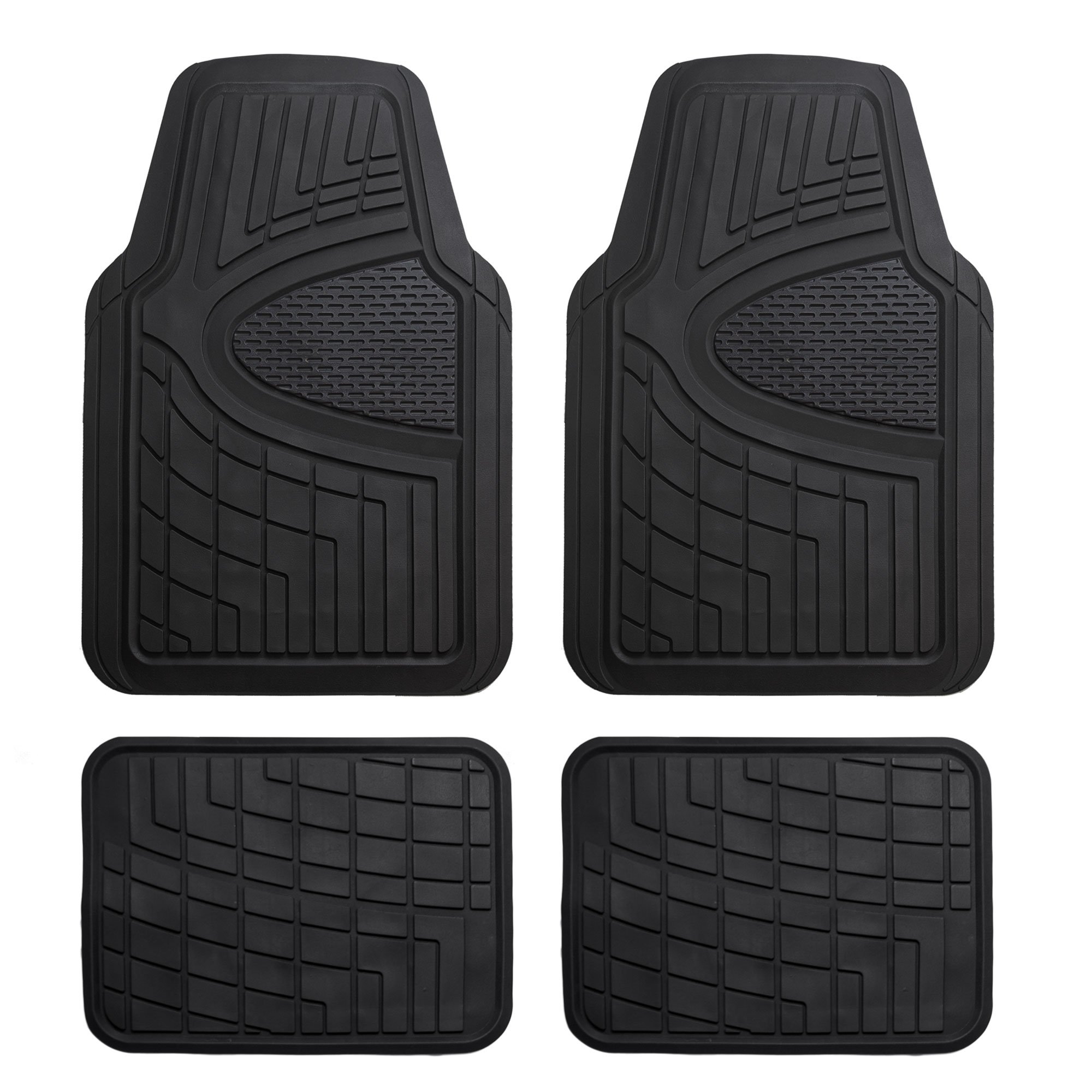 مجموعه FH F11311Black فیت یونیورسال فیت ورزش قدرتمند لاستیکی سیاه فیت اتومبیل های بسیاری، سواری های زیاد و کامیون ها، مجموعه کامل شیار برشیده به منظور