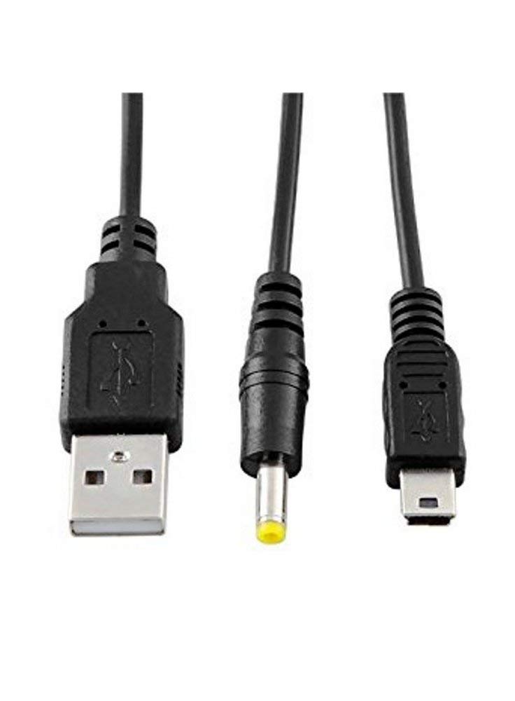 کابل شارژر و انتقال داده USB 2.0 دو در یک برای سونی PSP Slim 1000 2000 3000 در دوران کودکی