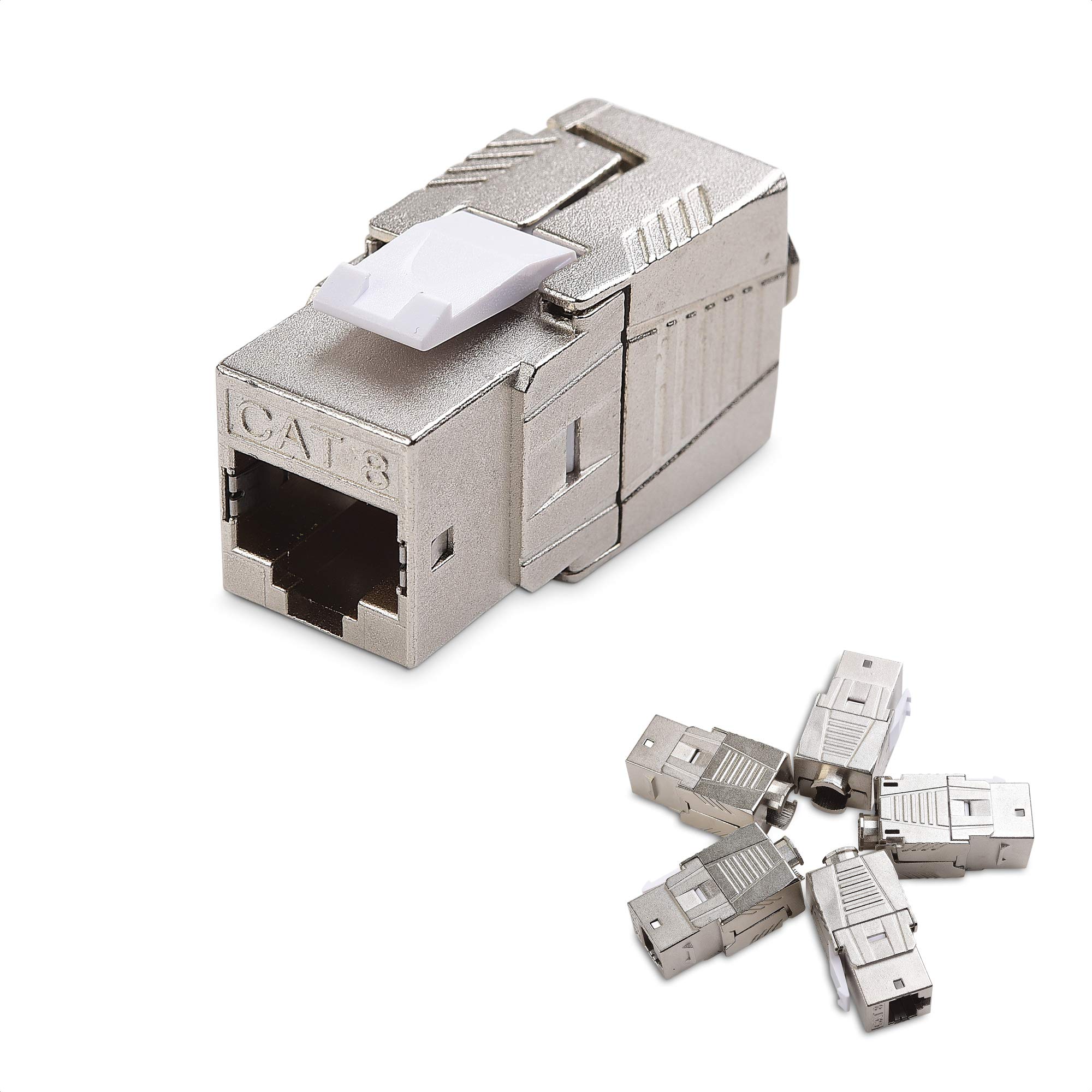 پنل کوبینتی شیلددار RJ45 Cat 8 / Cat8 شرکت Cable Matters (بسته ۵ عددی)