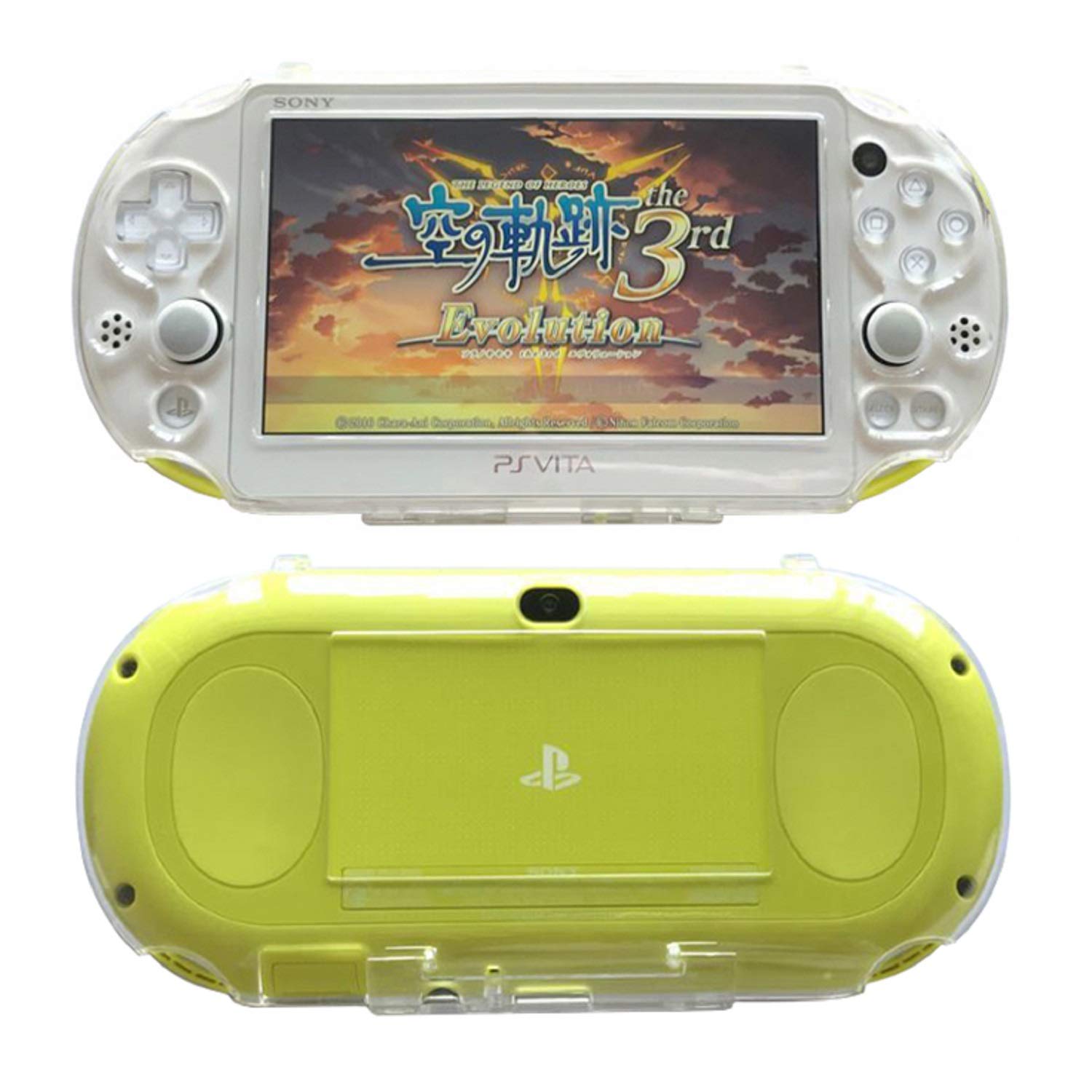 پوسته کامل SNNC PlayStation Vita 2000 Crystal Clear Hard Case برای PSV2000