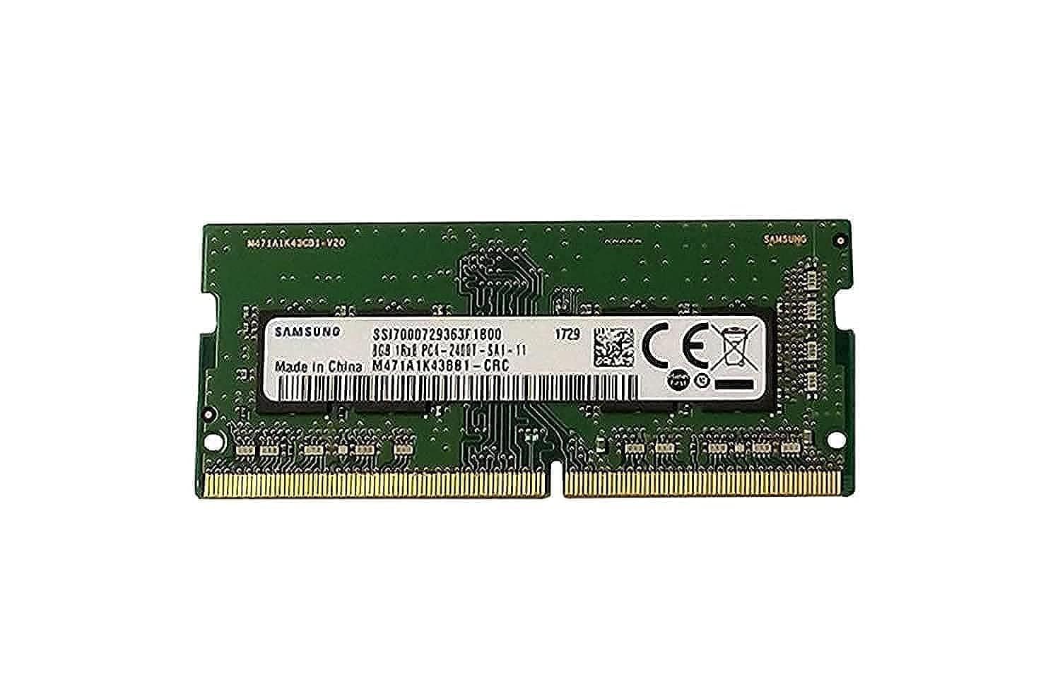 ماژول حافظه رم سامسونگ 8 گیگابایت DDR4 PC4-19200، 2400 مگاهرتز، 260 پین SODIMM، CL 17، 1.2 ولت، M471A1K43BB1-CRC