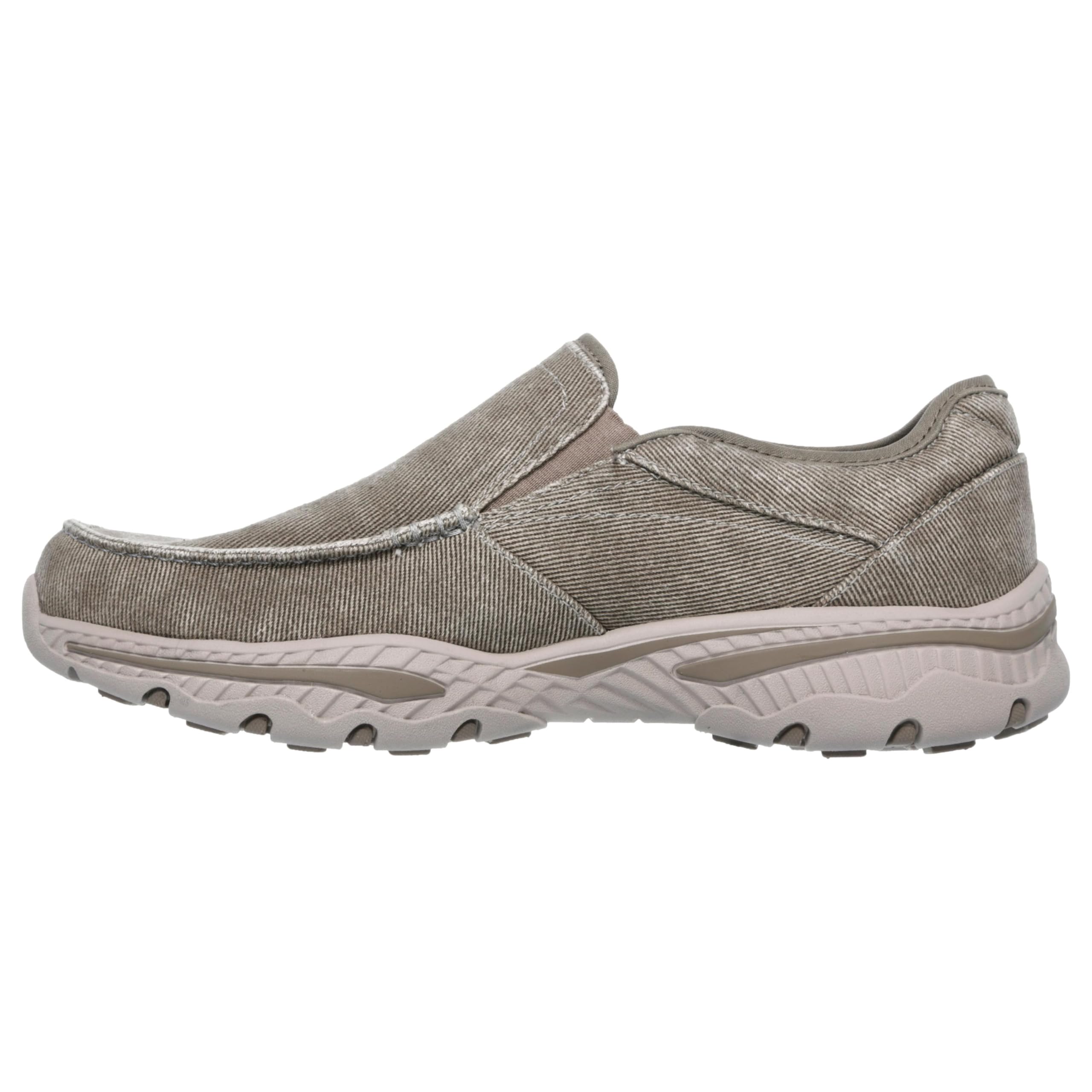 کفش مردانه Skechers با طرح Relaxed Fit-Creston-Moseco سایز 39.5 اروپا رنگ قهوه ای سیر