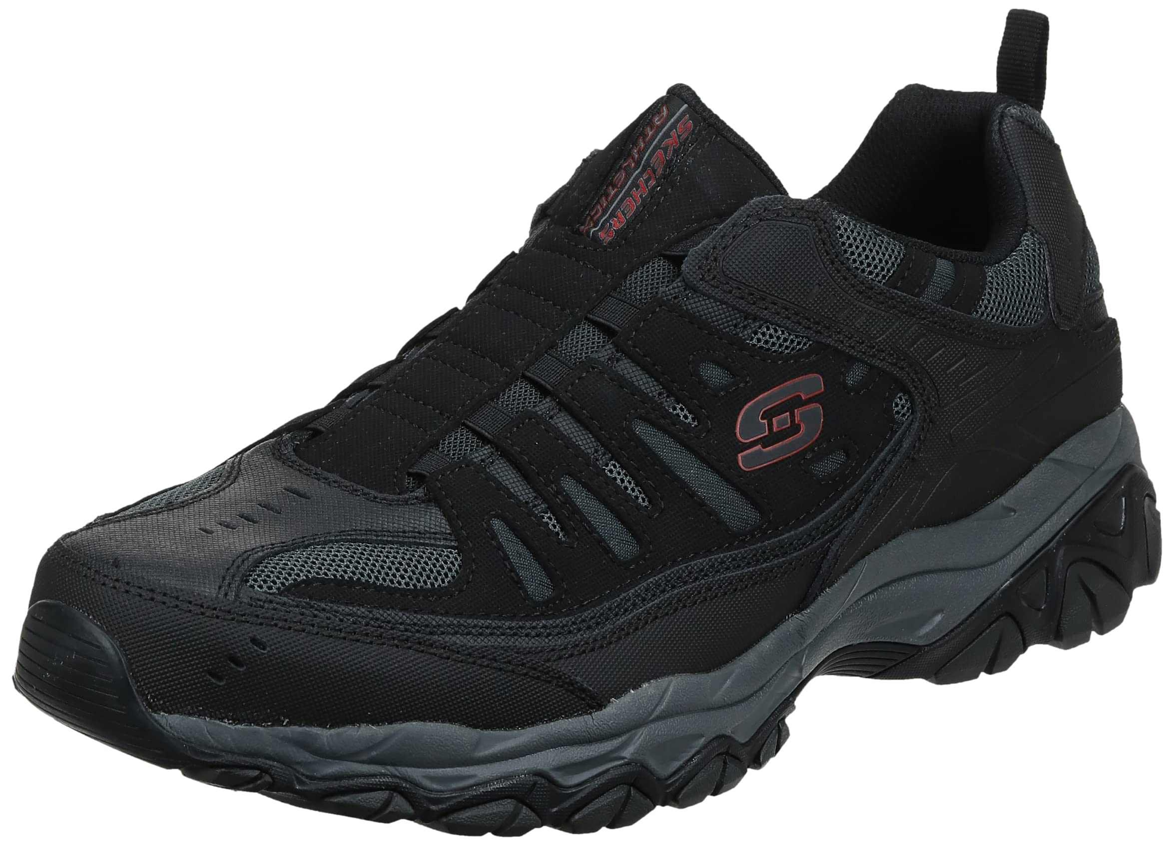 Skechers، سایز 42 (EU)، خیلی پهن (X-Wide)، مشکی/زغالی