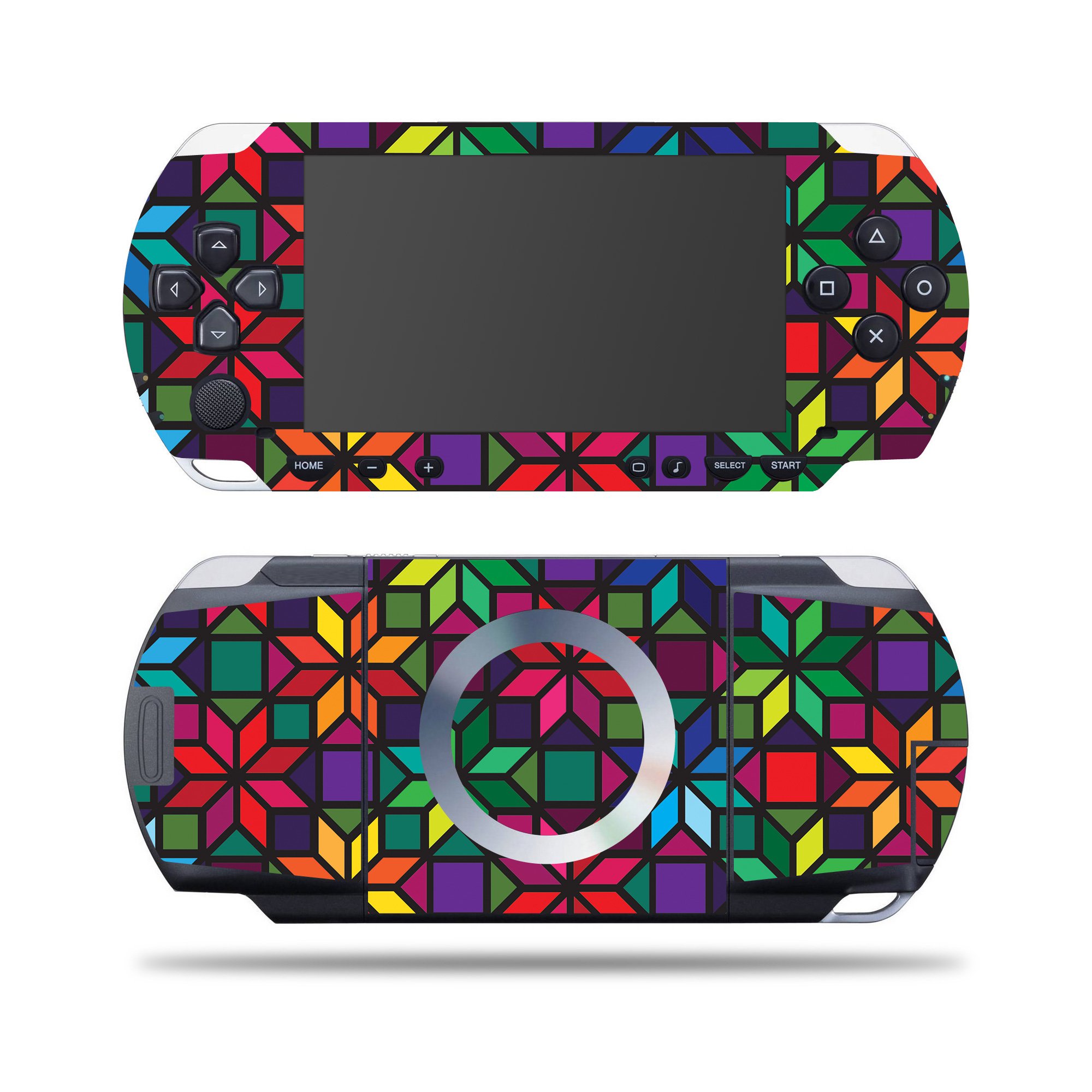 پوست محافظ MightySkins سازگار با Sony PSP - پنجره شیشه‌ای موزه‌ای | قابلیت محافظت، دوام و طراحی منحصر به فرد وینیلی | کاور جلد کاغذ دیواری راحت برای نصب، برداشتن و تغییر استایل | تولید شده در آمریکا