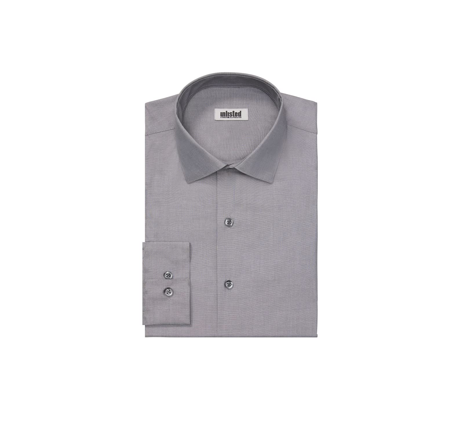 پیراهن مردانه Kenneth Cole Unlisted با یقه ۱۶-۱۶٫۵ اینچ و آستین ۳۴-۳۵ اینچ رنگ خاکستری گرافیتی