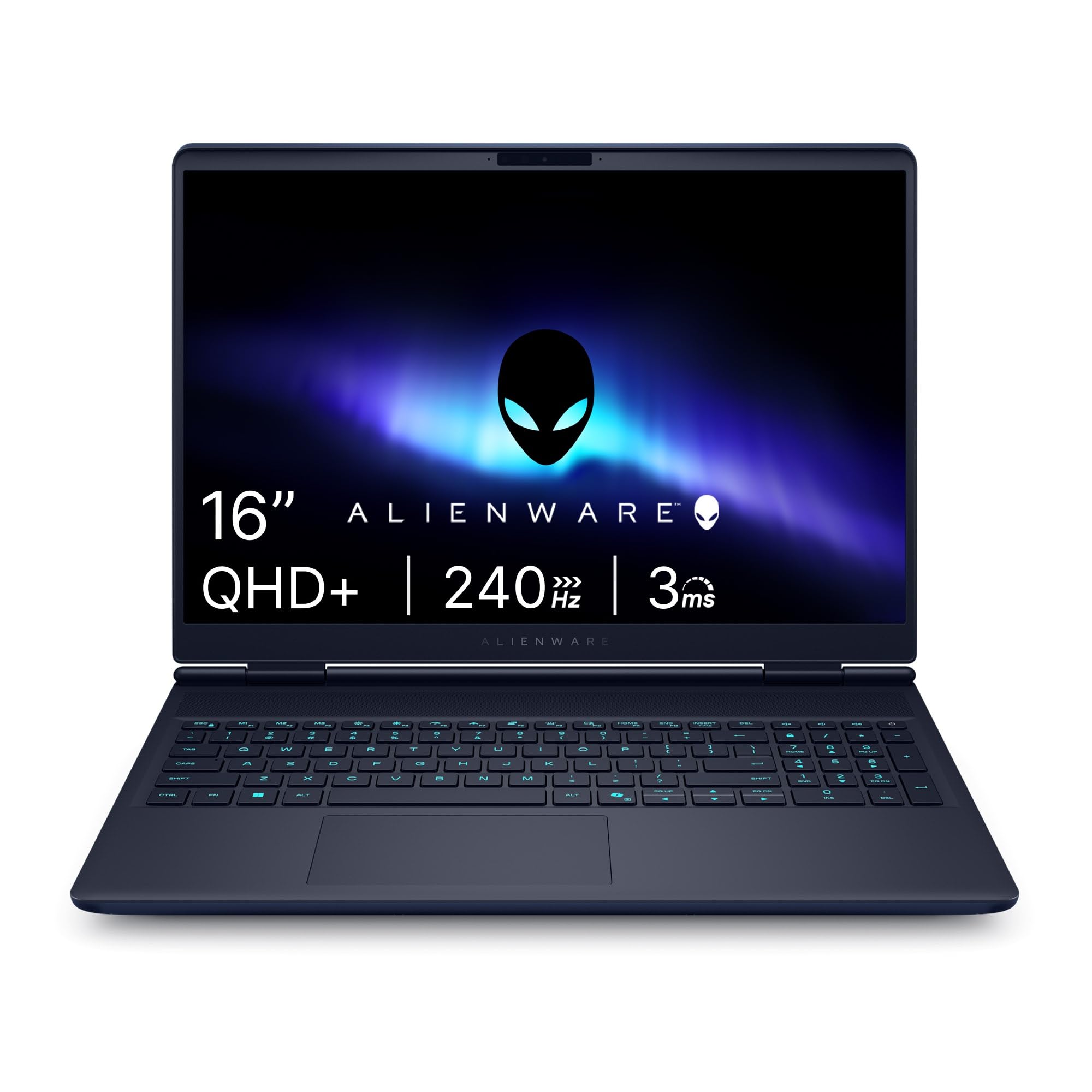 لپتاپ بازی Dell New Alienware 16X Aurora، پردازنده اینتل کور Ultra 9 275HX، 32 گیگابایت رم، 1 ترابایت حافظه، گرافیک RTX 5060 8 گیگابایت GDDR7، صفحه نمایش 16 اینچ QHD+ 2.5K، ویندوز 11+Office نسخه دائمی 2024، رنگ آبی (ارتقا یافته)