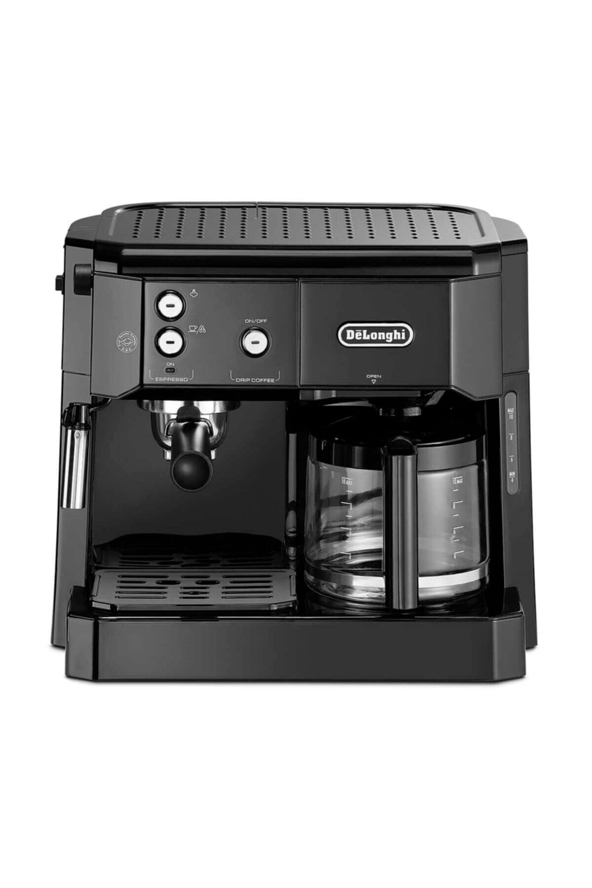 ماشین قهوه ساز De'Longhi BCO 411.B BCO411.B، از جنس استیل ضد زنگ، با توان 1750 وات، ظرفیت 1 لیتر، رنگ مشکی