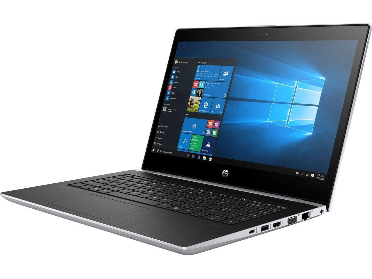 لپ تاپ HP EliteBook 840G1 با پردازنده Intel Core i5 نسل چهارم، صفحه نمایش 14 اینچی، 8GB رم، 256SSD و ویندوز 10، رنگ مشکی
