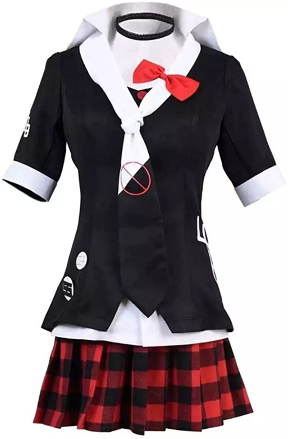 لطفاً کاستوم کوسپلی آنیمه دوبل ویلچز Danganronpa با طرح Junko Enoshima را ترجمه کنید.