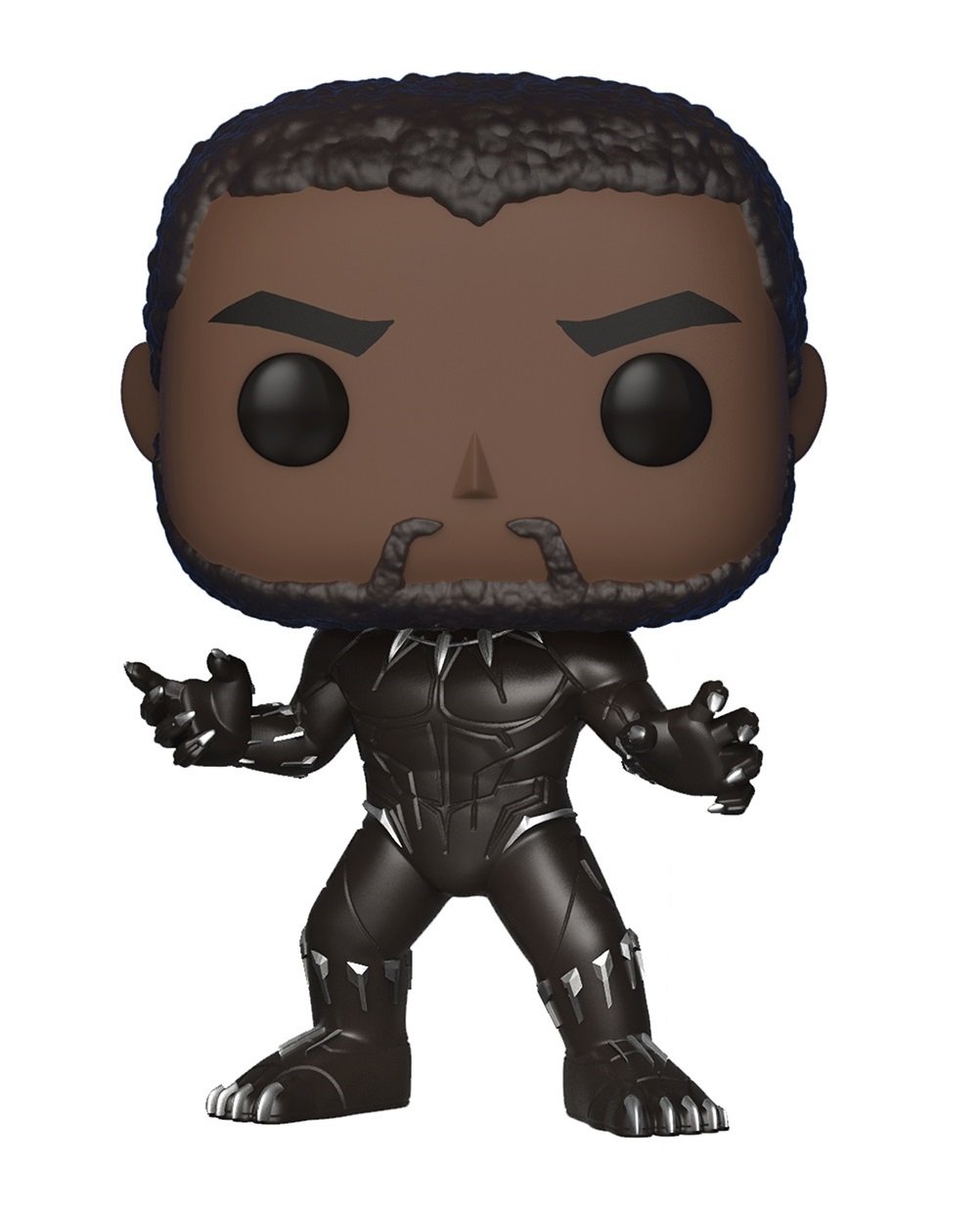 Figur Funko Pop! Marvel: Black Panther - Black Panther - 1/6 احتمال برای نسخه chase نادر - تندیس وینیل قابل جمع‌آوری - ایده هدیه - محصول رسمی - اسباب بازی برای کودکان و بزرگسالان - طرفداران فیلم