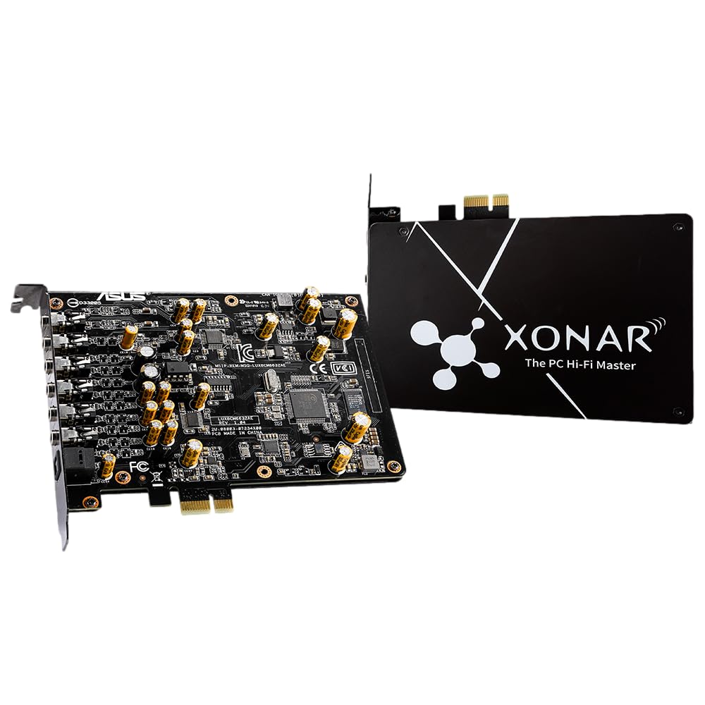 کارت‌های صدا و صدای ایسوس ۱۱۰ دسی‌بل ۹۰YA00P0-M0UA00 ۱۱۰ دسی‌بل PCIe