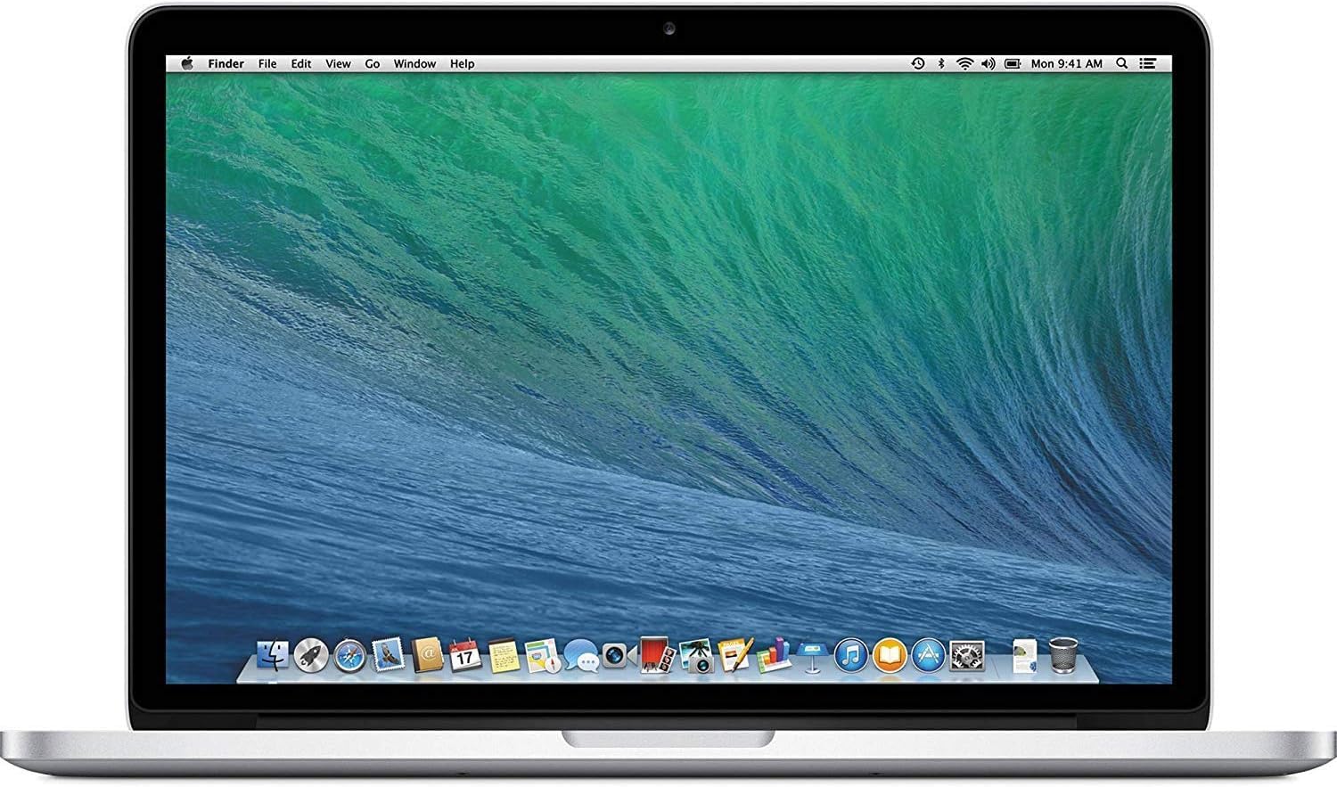 اپل مک بوک پرو ۱۳ اینچ با پردازنده Core i5 Retina ۲.۷ گیگاهرتز (MF840LL/A)، حافظه ۸ گیگابایتی، درایو حالت جامد ۲۵۶ گیگابایتی (بازسازی شده)