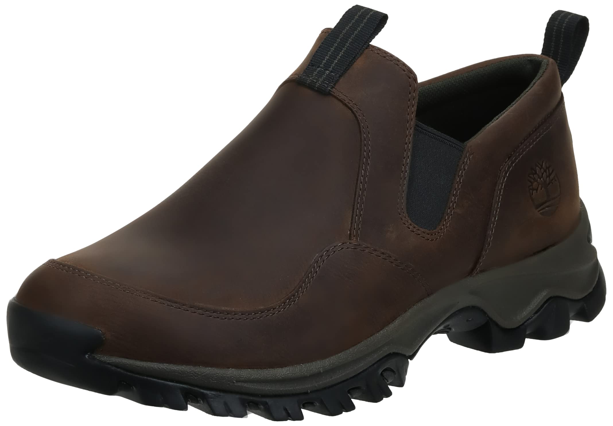کفش کوهنوردی Timberland Mt. Maddsen برای مردان، مدل Slip-on، سایز 43.5 یورو، رنگ قهوه‌ای تیره از چرم کامل Grain.