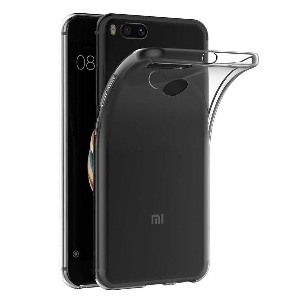 کلاه MaiJin برای Xiaomi Mi A1 / Mi 5X (اندازه 5.5 اینچ) جلوه نرم TPU لاستیک ژل شفاف کاور پشت