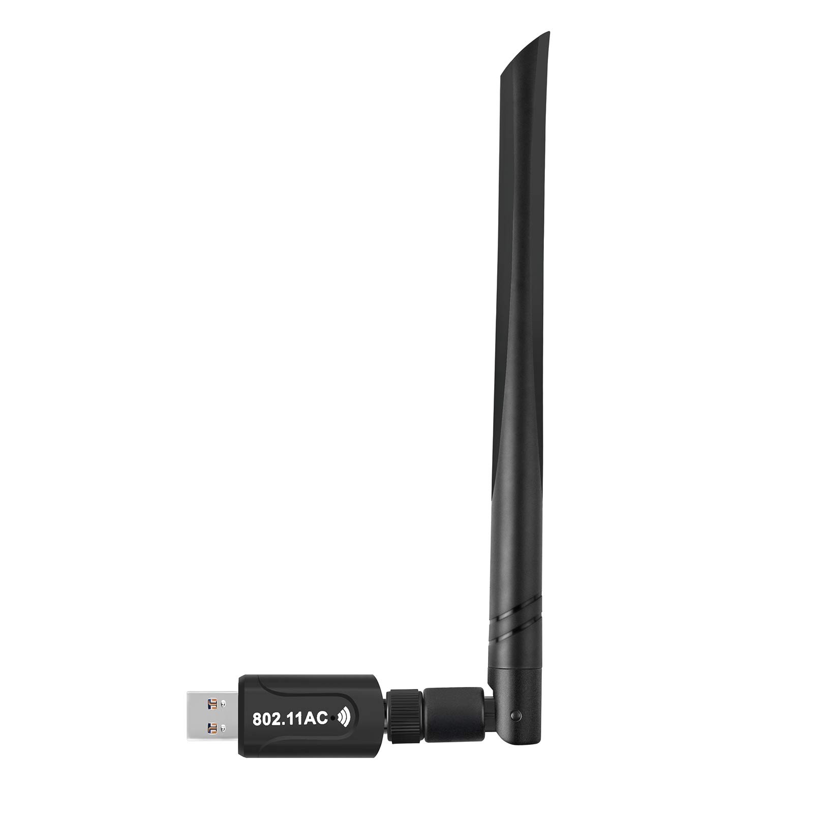 اتصال به آداپتور بی‌سیم USB Realtek RTL8812 با سرعت 1200 مگابیت بر ثانیه و آنتن 5 دسی‌بل دوگانه با فرستنده Wi-Fi AC1200 استاندارد IEEE 802.11 a/b/g/n/ac برای لپتاپ و دسکتاپ از طریق پورت USB 3.0 که سازگار با ویندوز ۱۰، مک و لینوکس است.